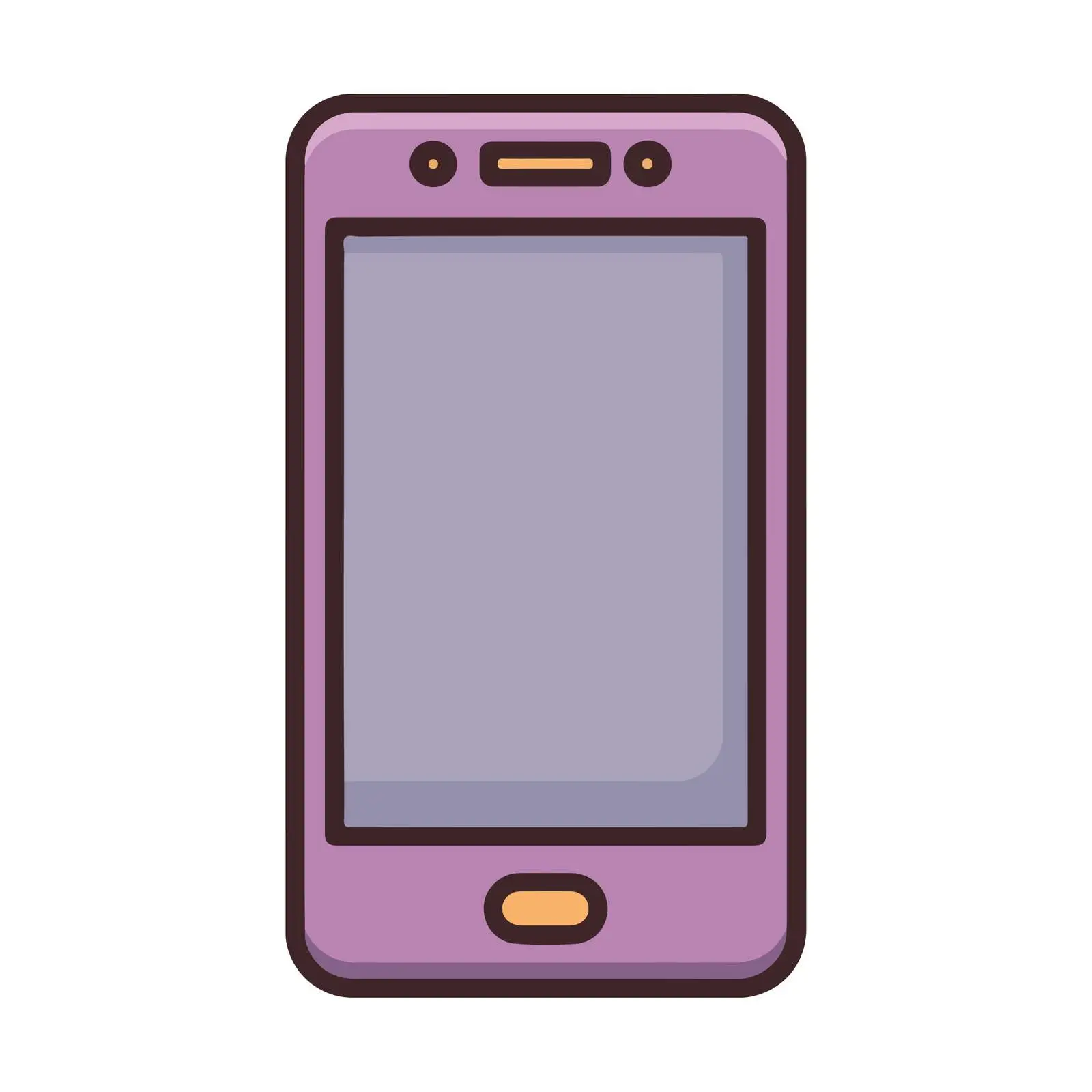 Smartphone Outline Icon — free download from Dotvec