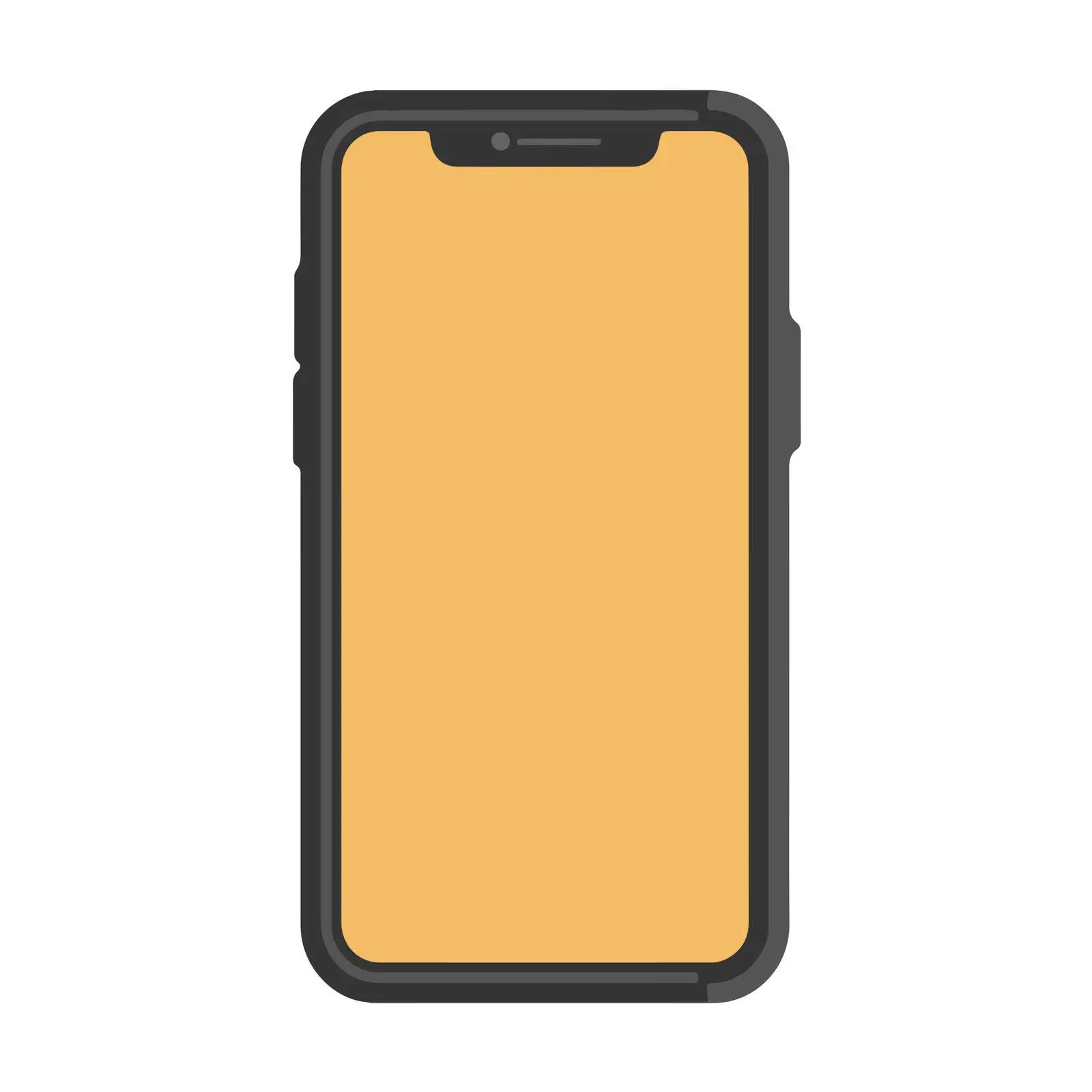 Smartphone Outline Icon — free download from Dotvec