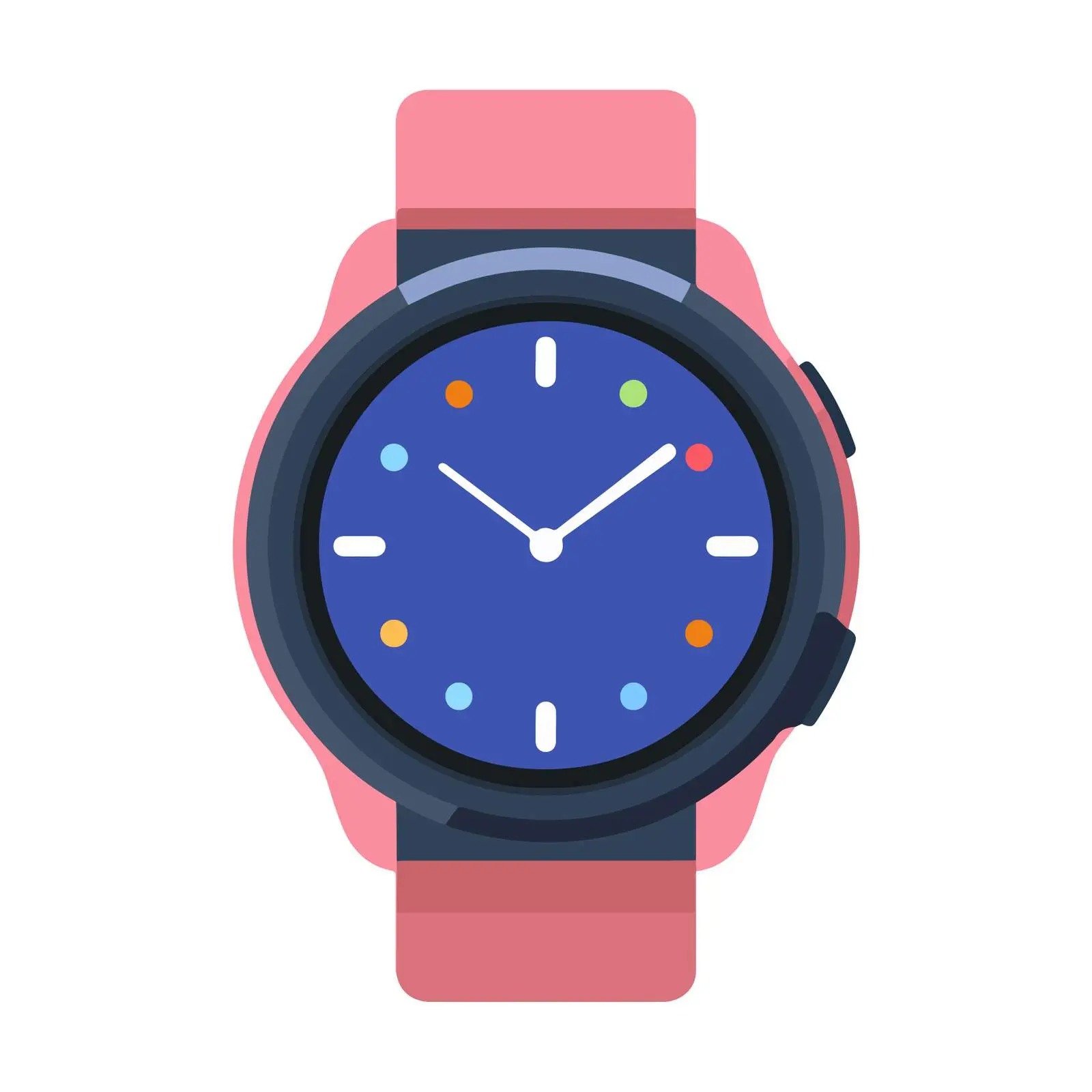 Smartwatch Icon in Flat Vector Style — free download from Dotvec