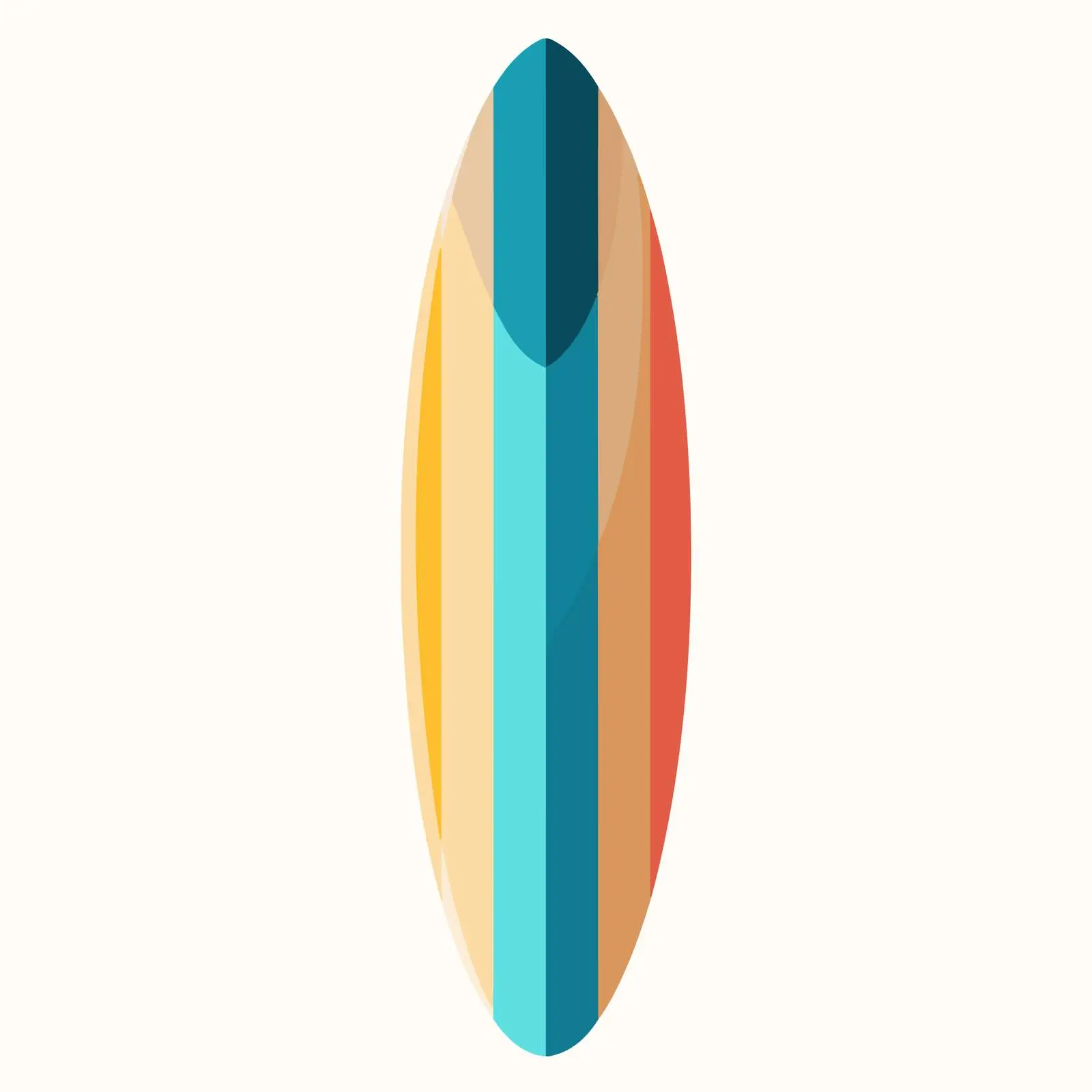 Surfboard Minimalist Icon — free download from Dotvec