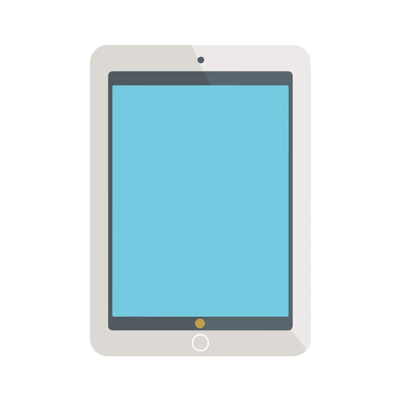 Tablet Icon in Flat Vector Style — free download from Dotvec