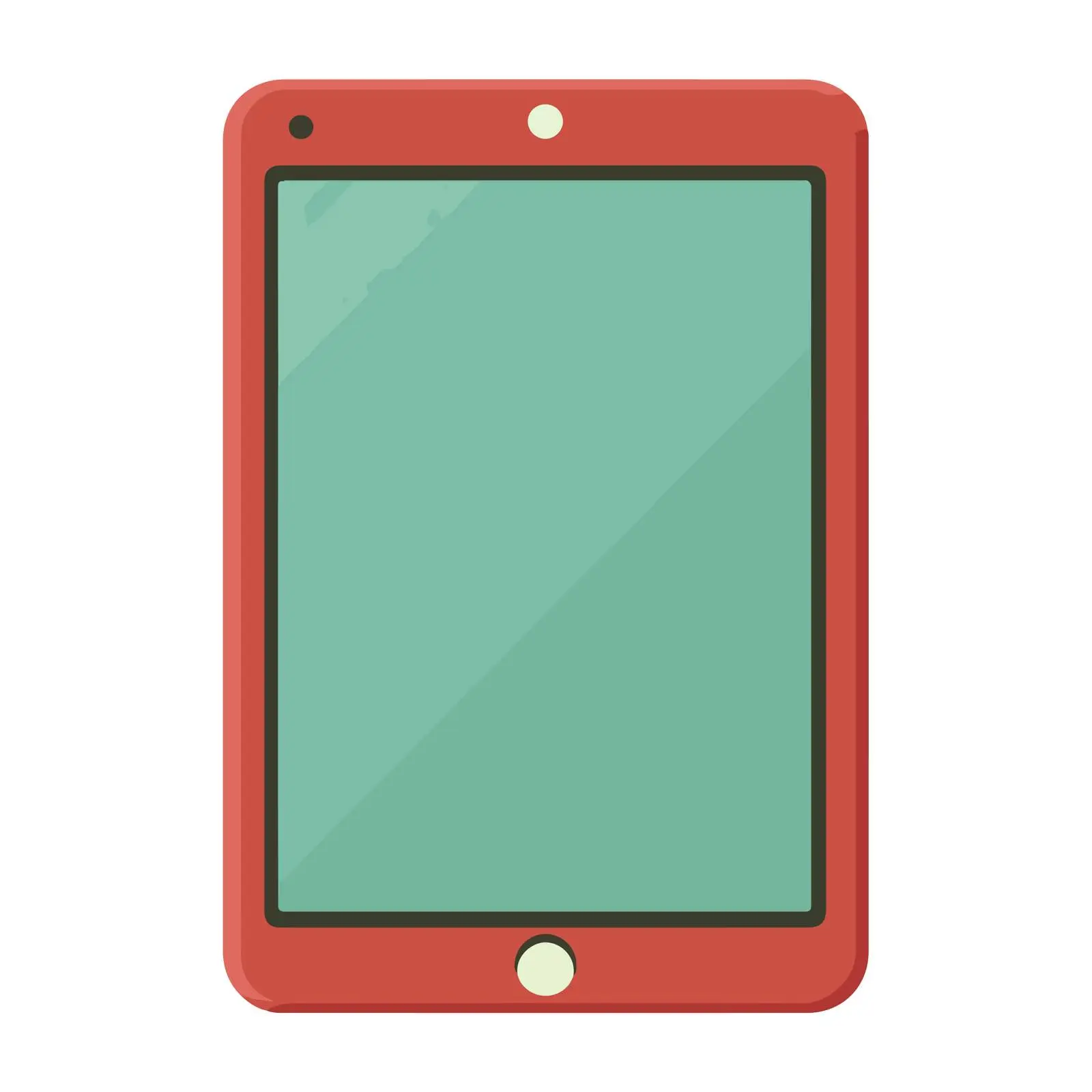 Tablet Icon in Flat Vector Style — free download from Dotvec