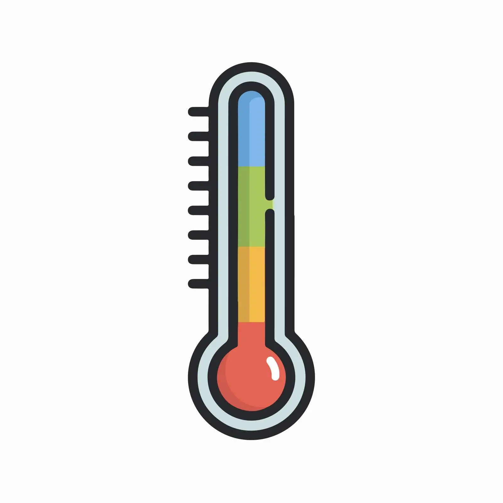 Thermometer Icon for Medical Designs — free download from Dotvec