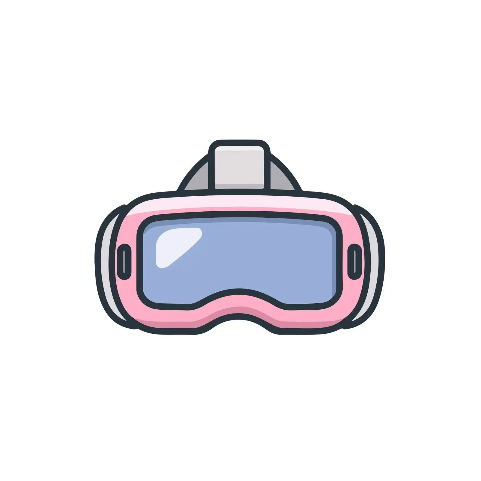 Virtual Reality Headset Icon — free download from Dotvec