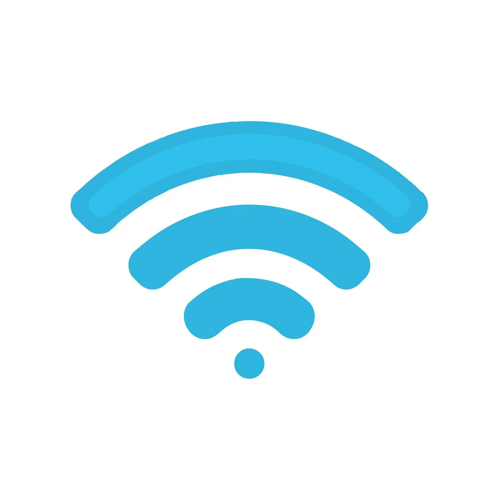 WiFi Signal Flat Icon Vector Style — free download from Dotvec