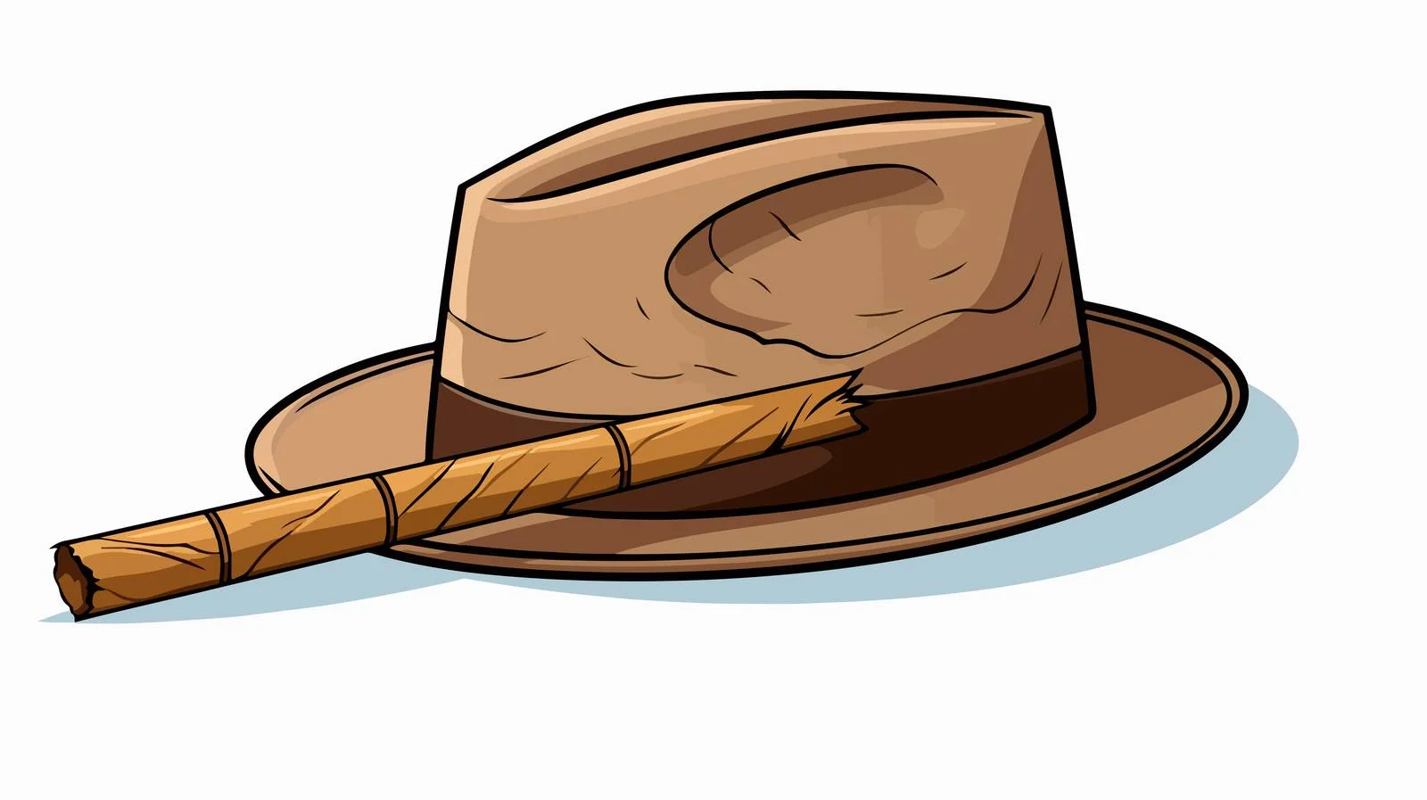 Cartoon Cigarette Illustration — free download from Dotvec