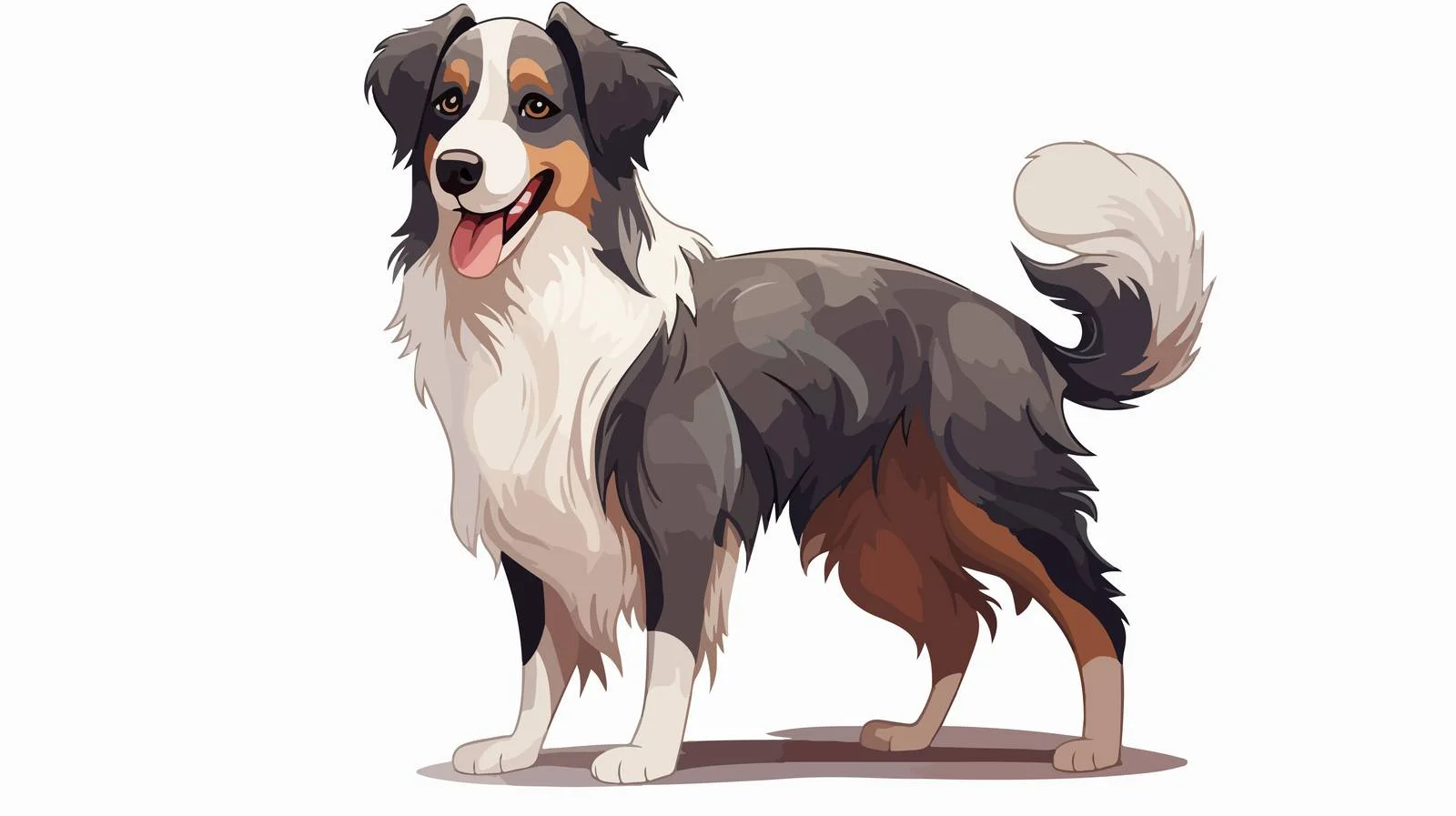 Vibrant Dog Vector Illustration — free download from Dotvec