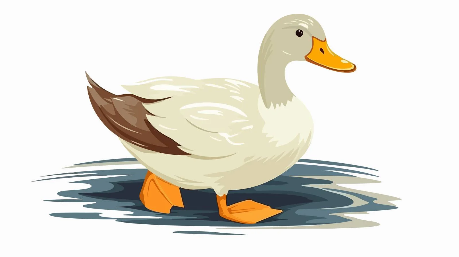 Vibrant Duck Illustration – free quack image from Dotvec