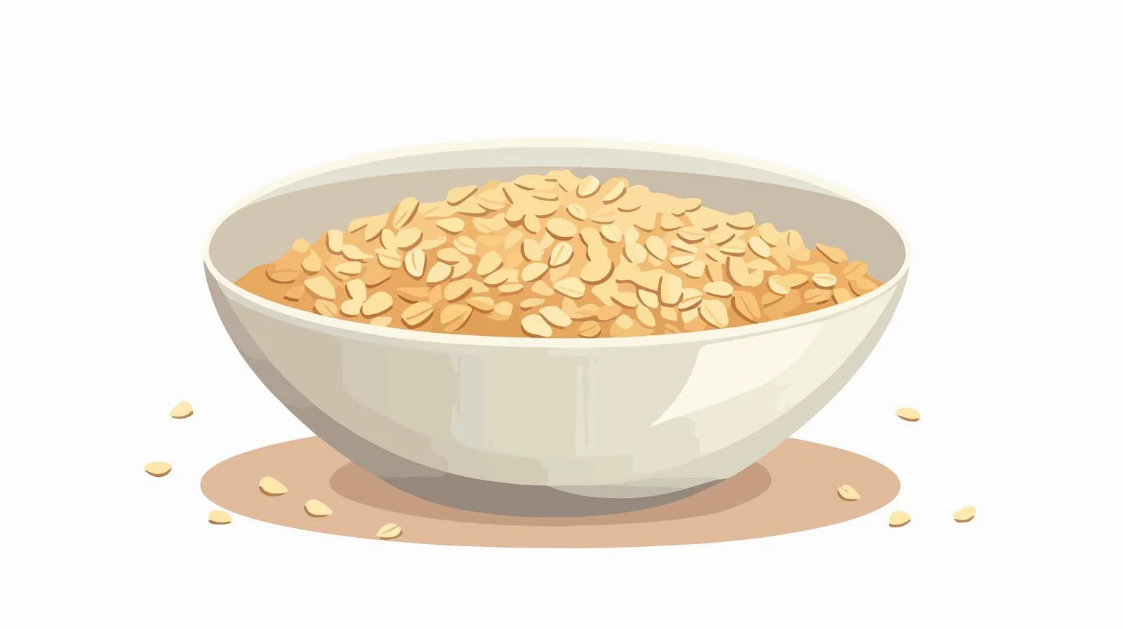 Empty Cereal Bowl Illustration — free download from Dotvec