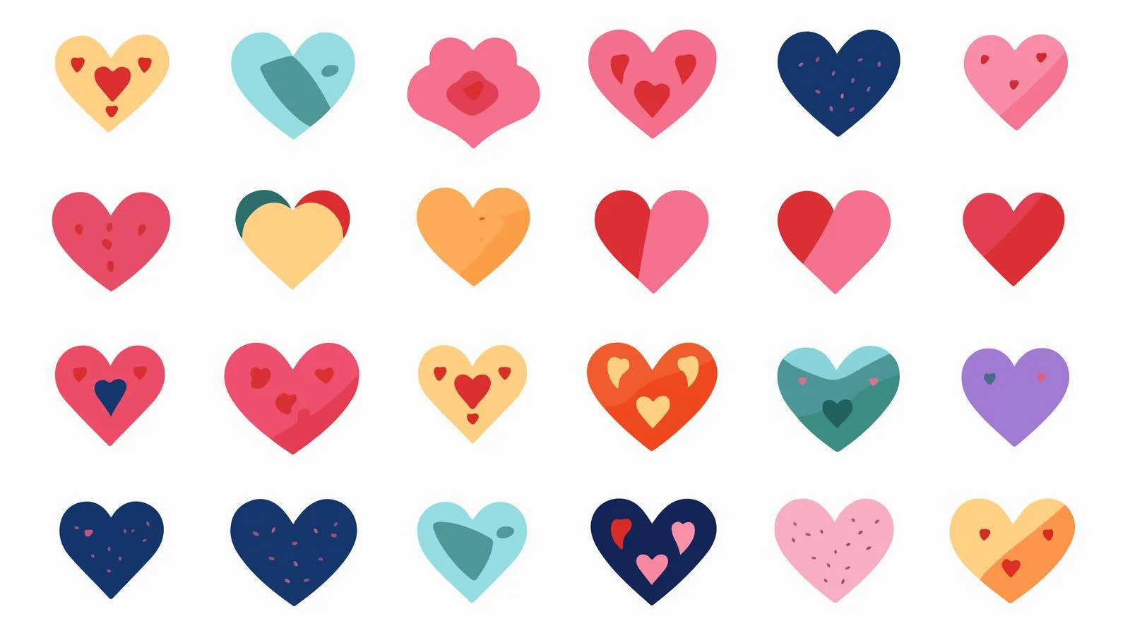 Heart Illustration Bundle — free download from Dotvec