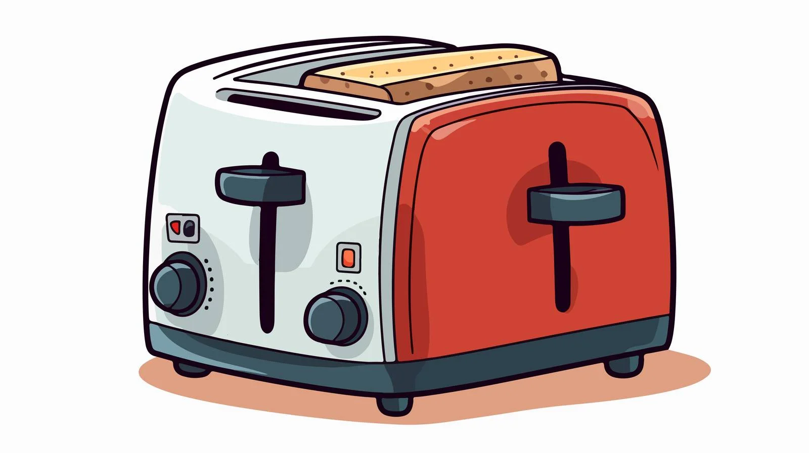 Vintage Toaster Illustration — free download from Dotvec