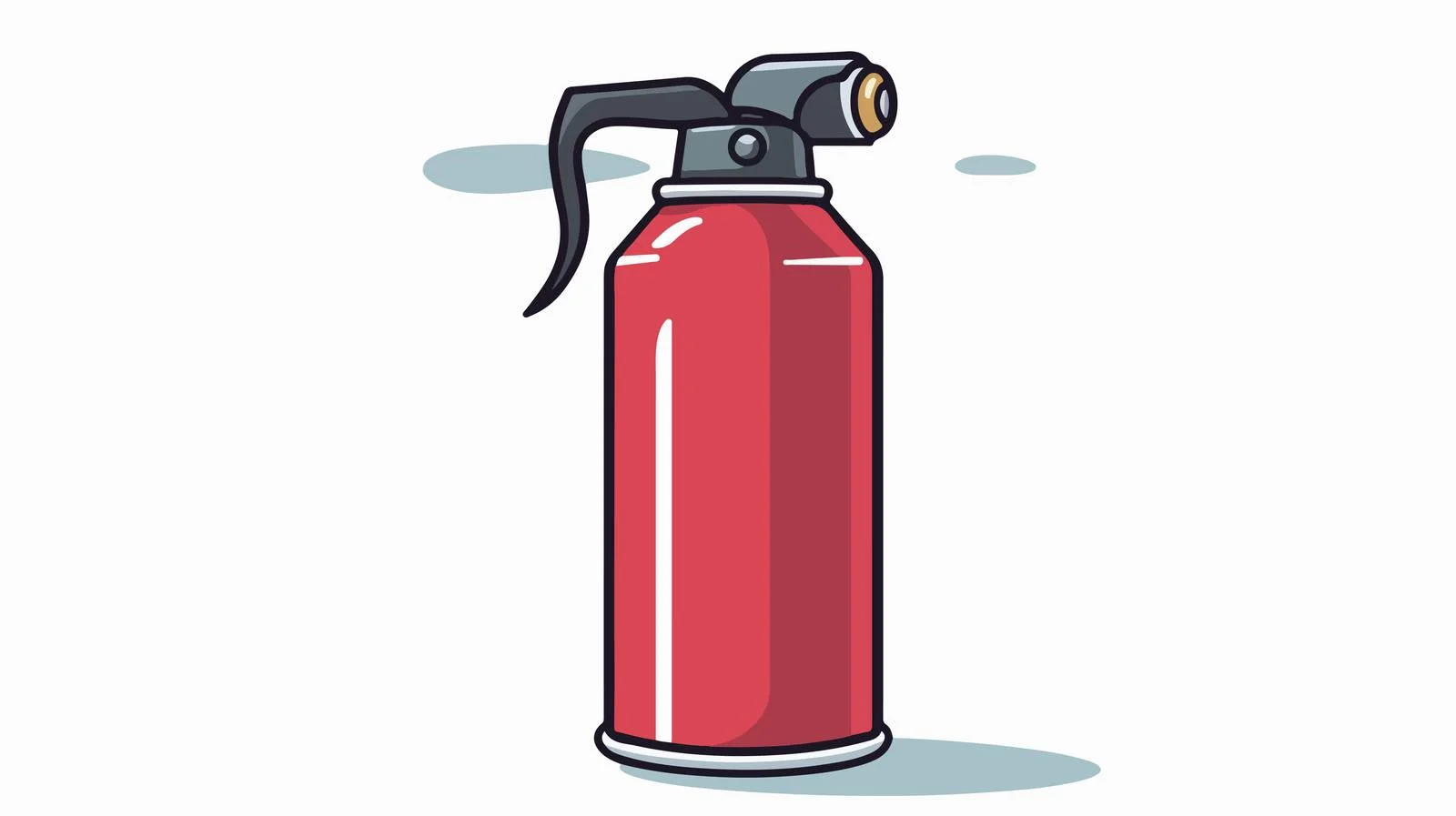 Cartoon Aerosol Spray Can Illustration — free download from Dotvec