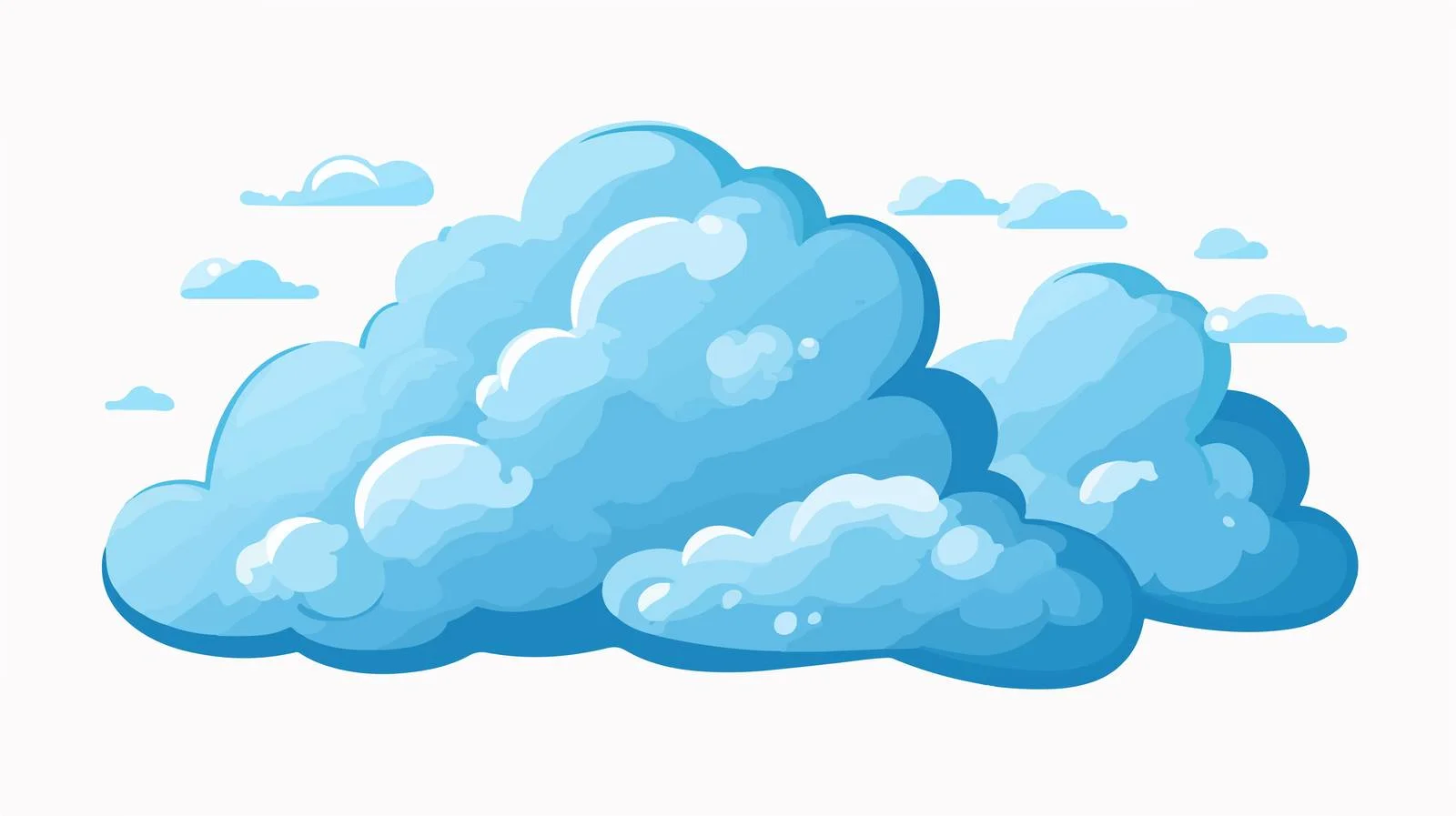 Cartoon Cloud Stock Illustration — free download from Dotvec