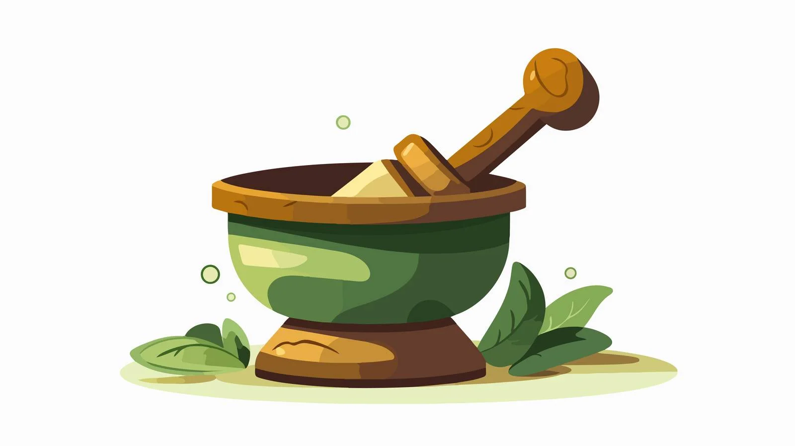 Quirky Pestle and Mortar Illustration — free download from Dotvec