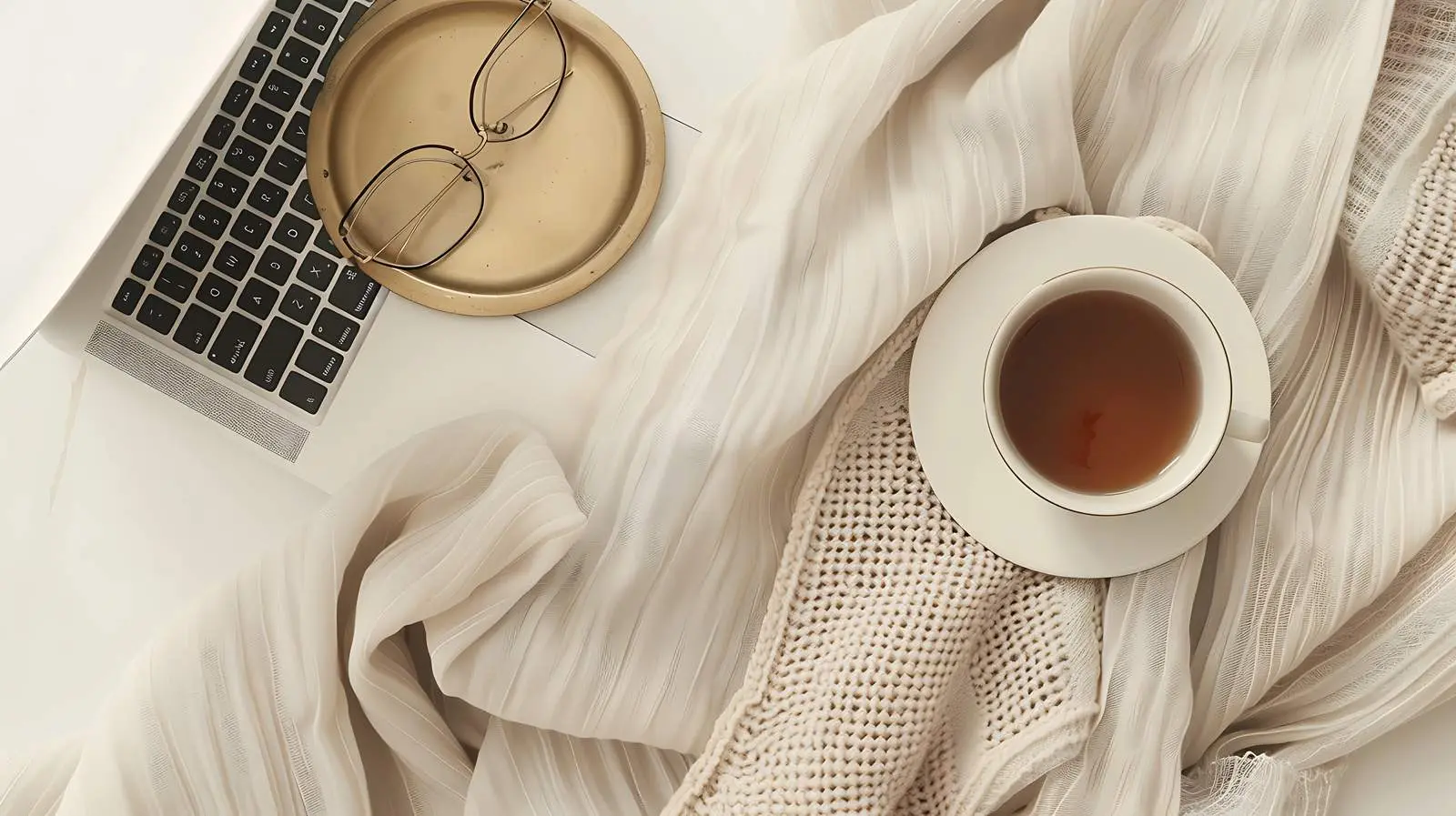 Stylish Flatlay with Laptop and Fashion Accessories — free download from Dotvec