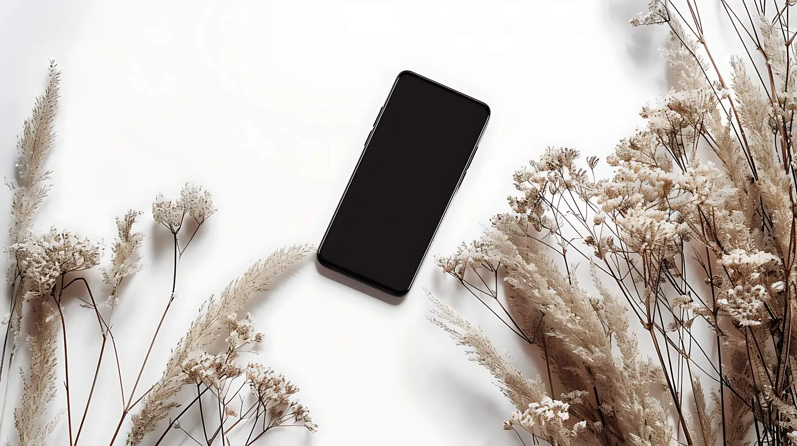 Flatlay of Mobile Phone on Dark Table – free person image from Dotvec