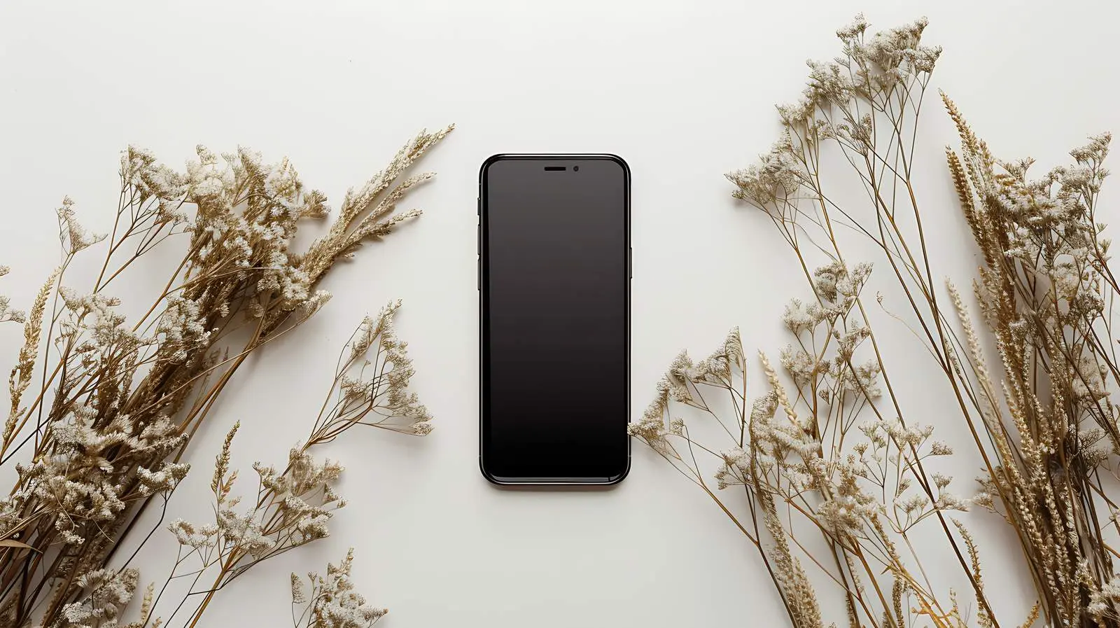 Elegant Flatlay of Mobile Phone on Dark Table – free coffee image from Dotvec