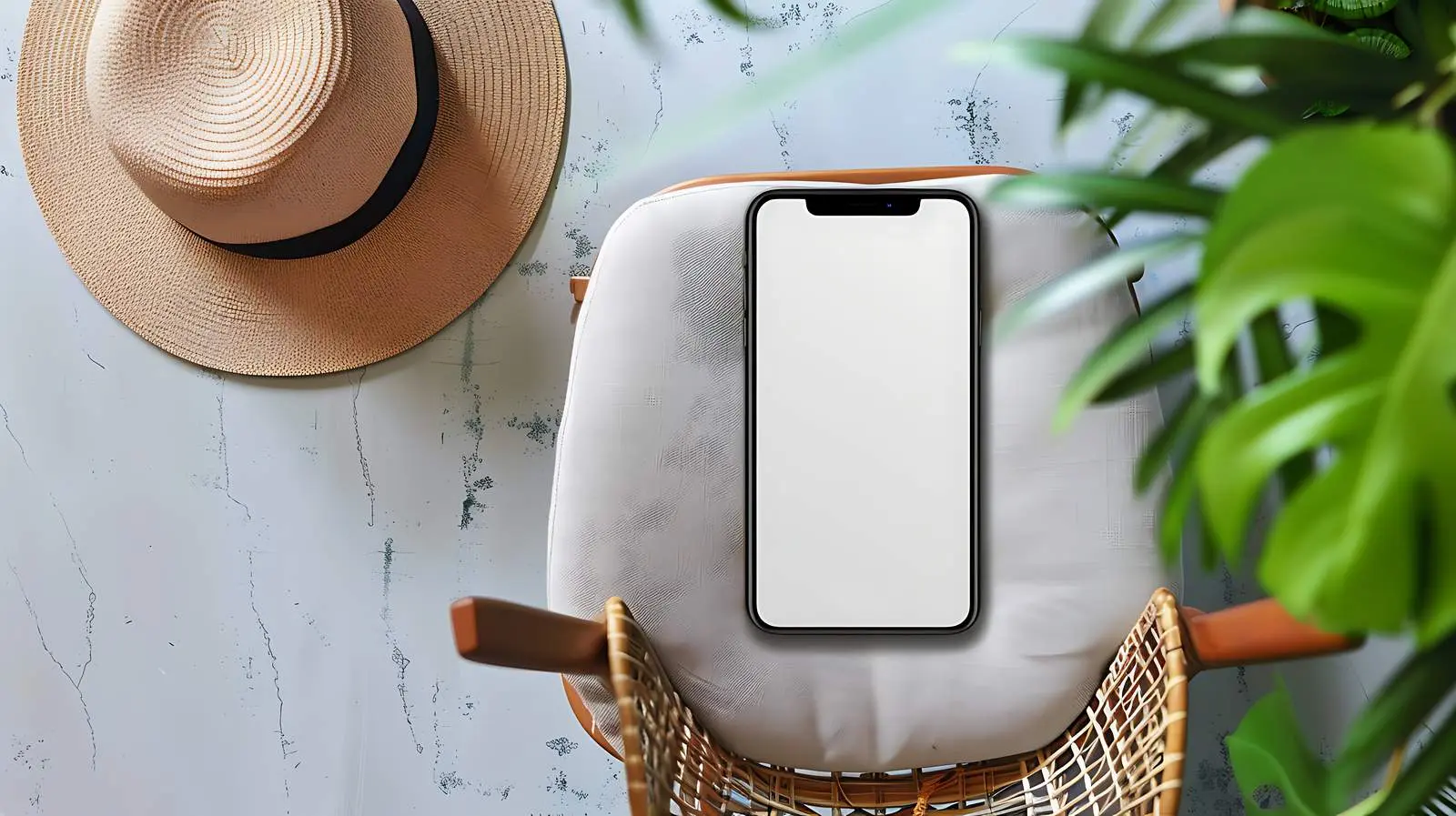 Aesthetic Flatlay of Mobile Phone Screen — free download from Dotvec
