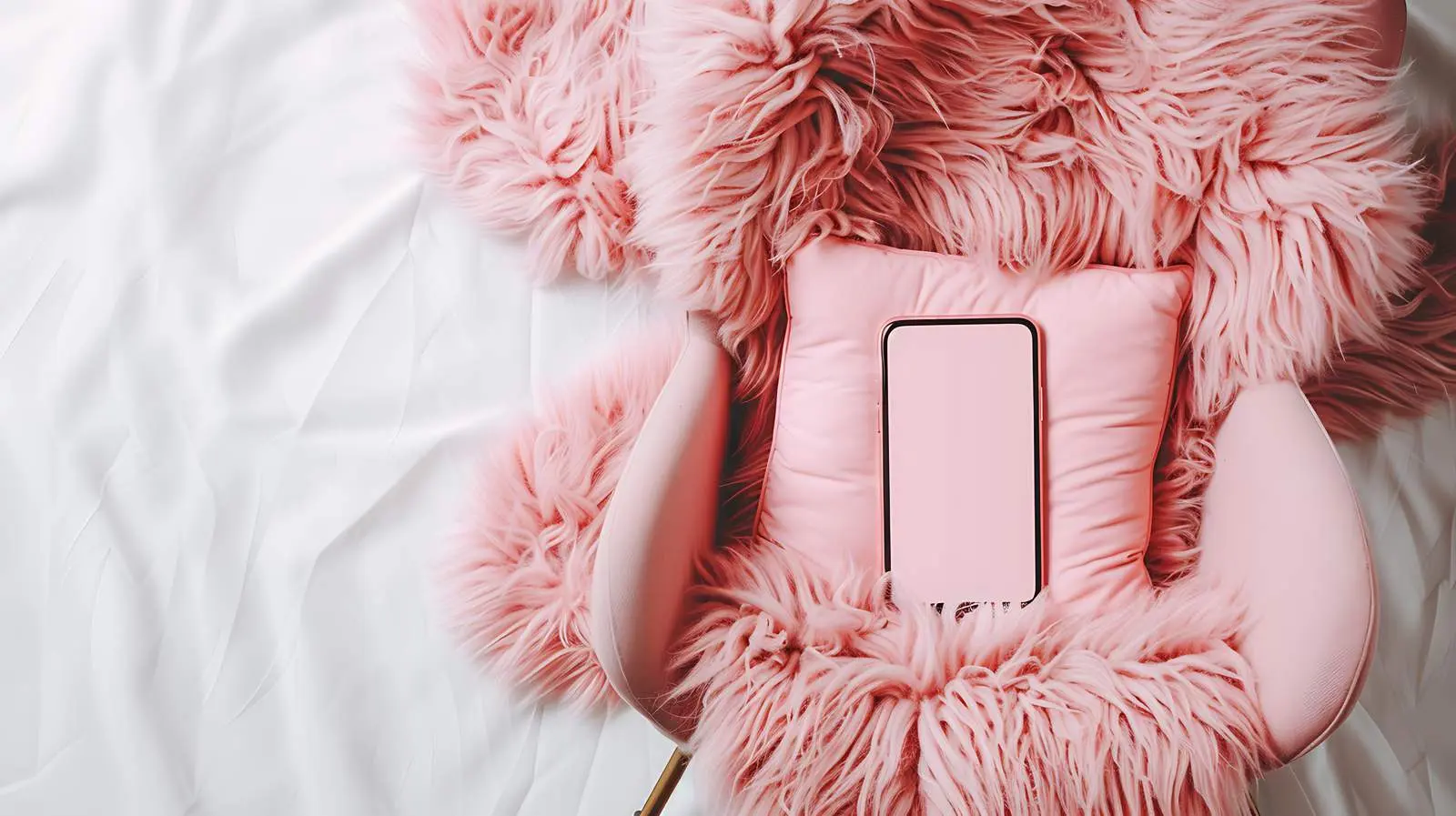 Aesthetic Flatlay of Mobile Phone Display — free download from Dotvec