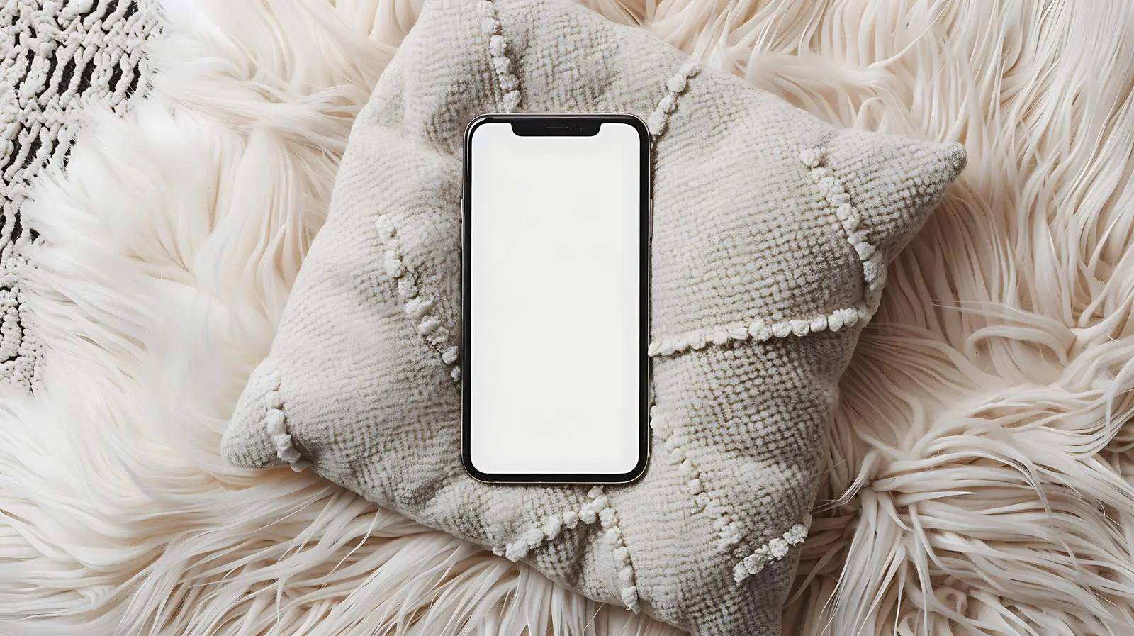 Aesthetic Flatlay of Mobile Phone Screen — free download from Dotvec