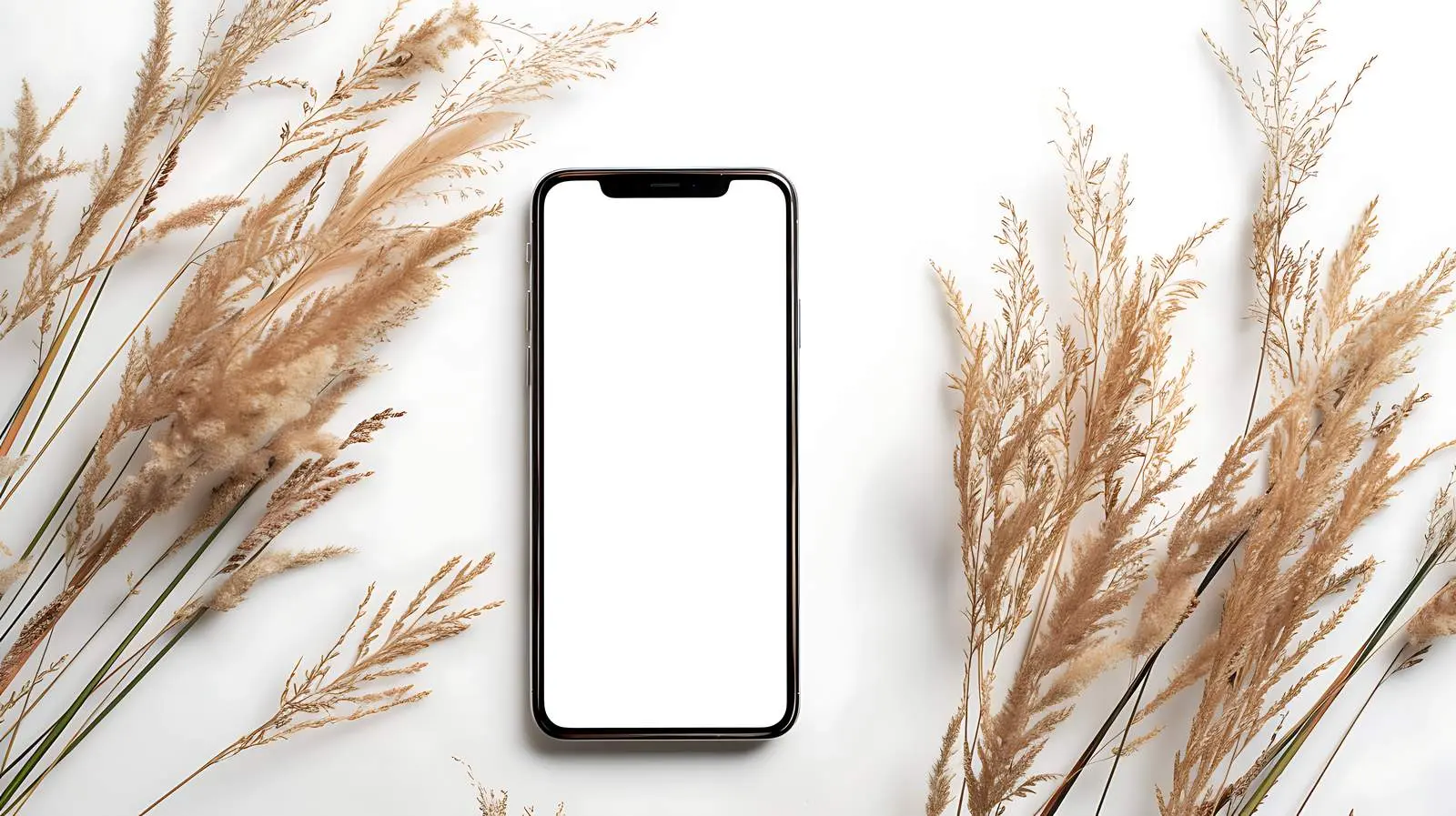Aesthetic Flatlay of Mobile Phone Screen — free download from Dotvec