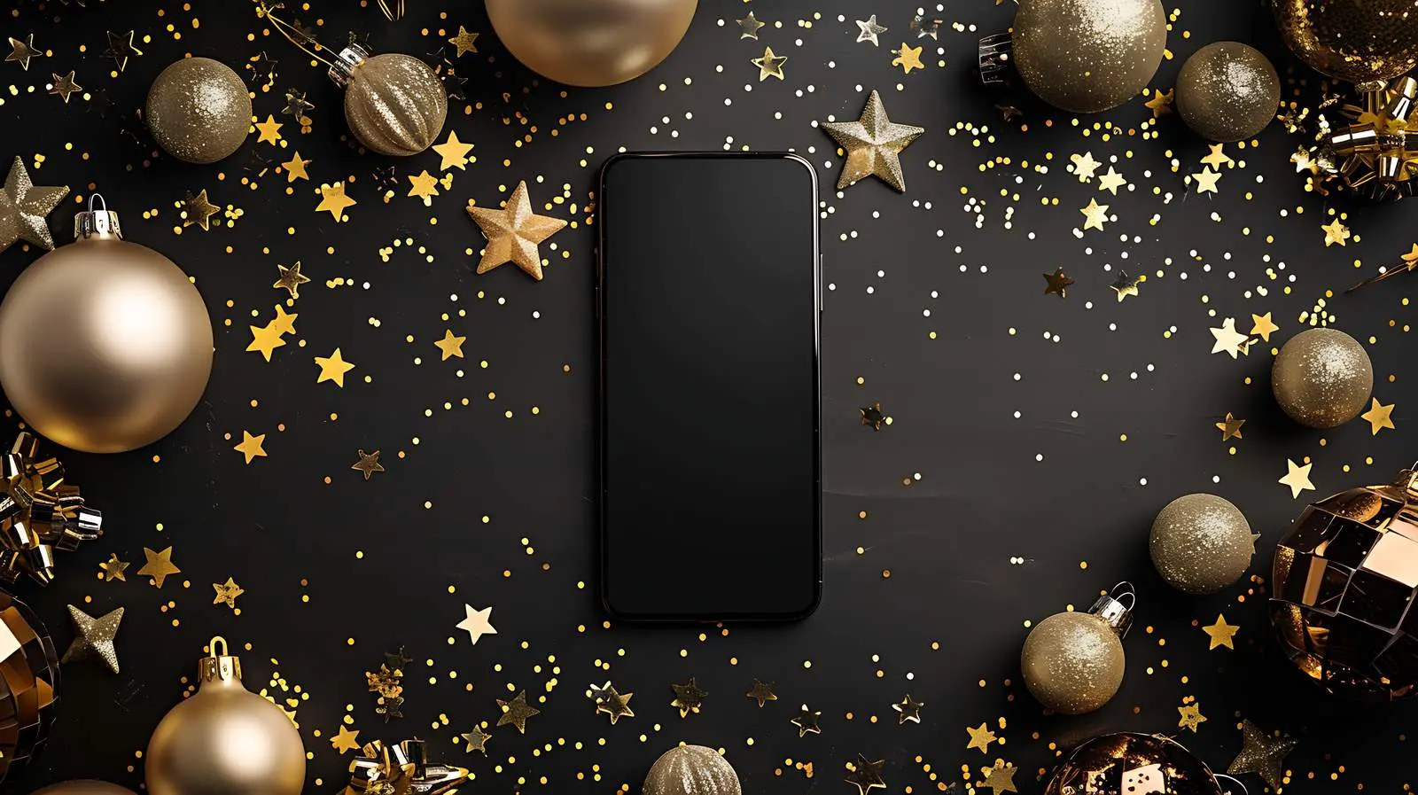 Blank Mobile Phone Screen Flatlay Mockup – free mark image from Dotvec