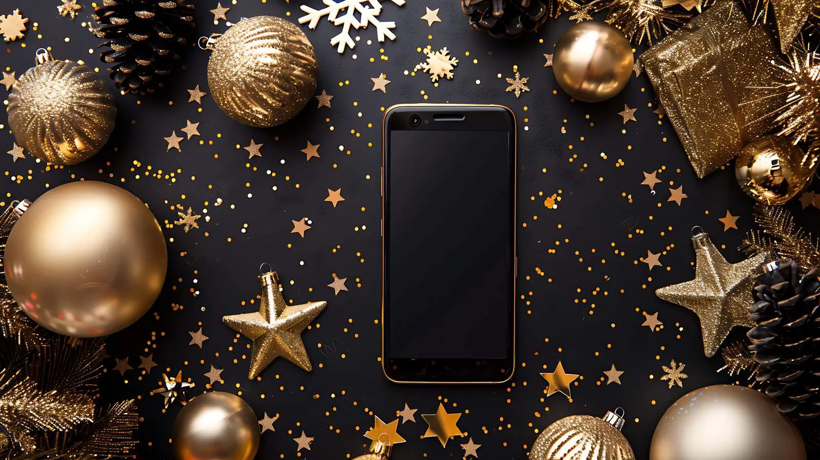 Flatlay of Mobile Phone with Blank Screen – free user image from Dotvec