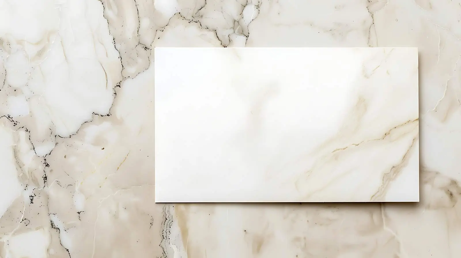 Blank Card on Beige Marble Flatlay – free photography background image from Dotvec