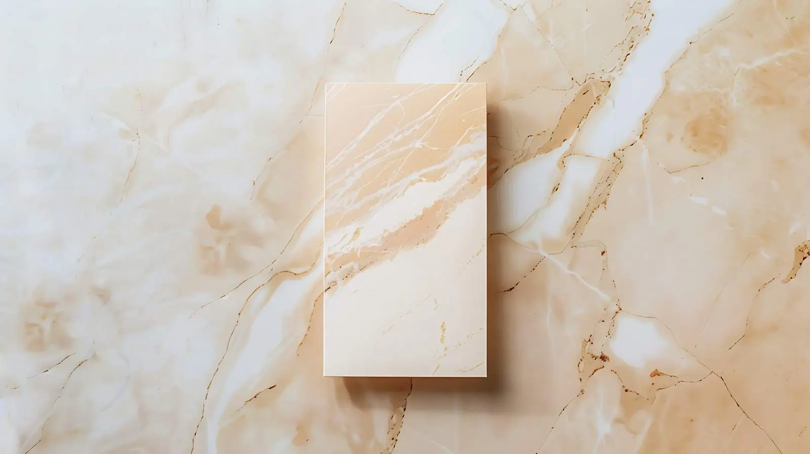 Blank Paper Card on Beige Marble Surface — free download from Dotvec