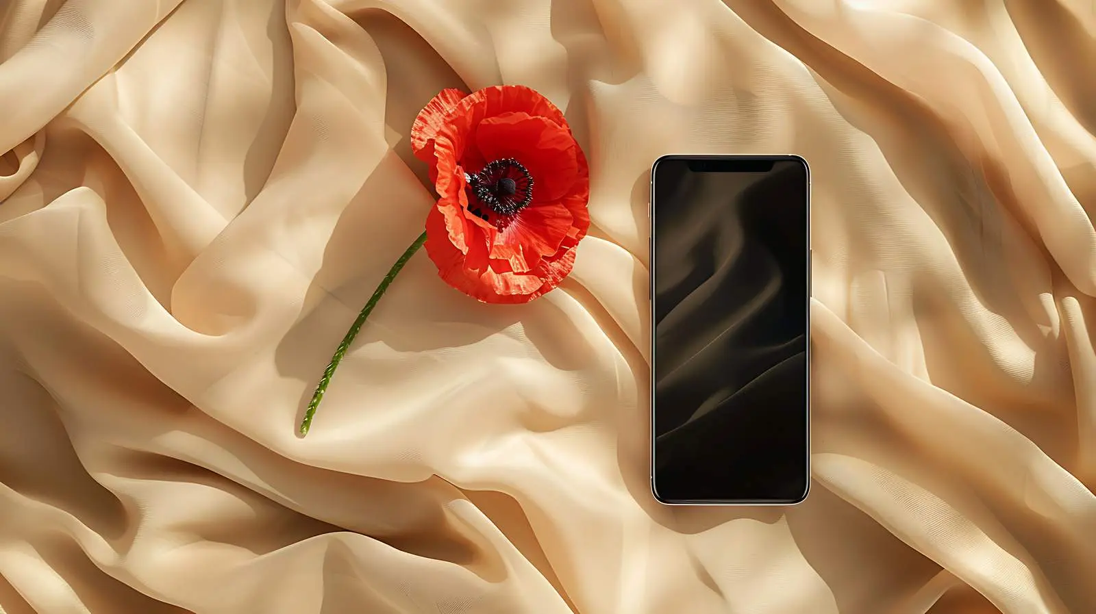 Flatlay of Mobile Phone with Straw Hat and Sunglasses – free aid image from Dotvec