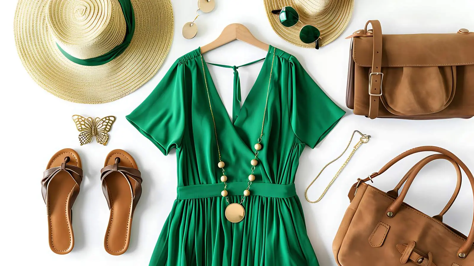 Elegant Women's Clothes Flatlay Arrangement – free person image from Dotvec