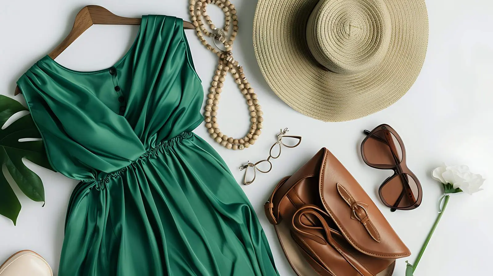 Elegant Women's Fashion Flatlay with Accessories – free clothes image from Dotvec