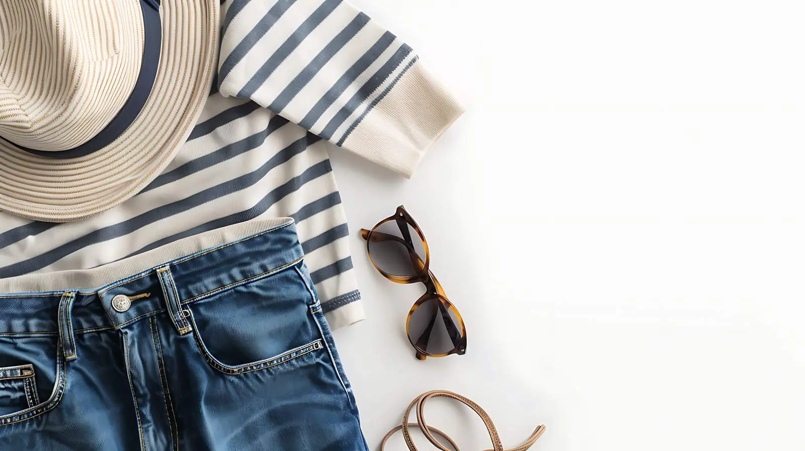 Stylish Casual Women's Clothes Flatlay – free flat image from Dotvec
