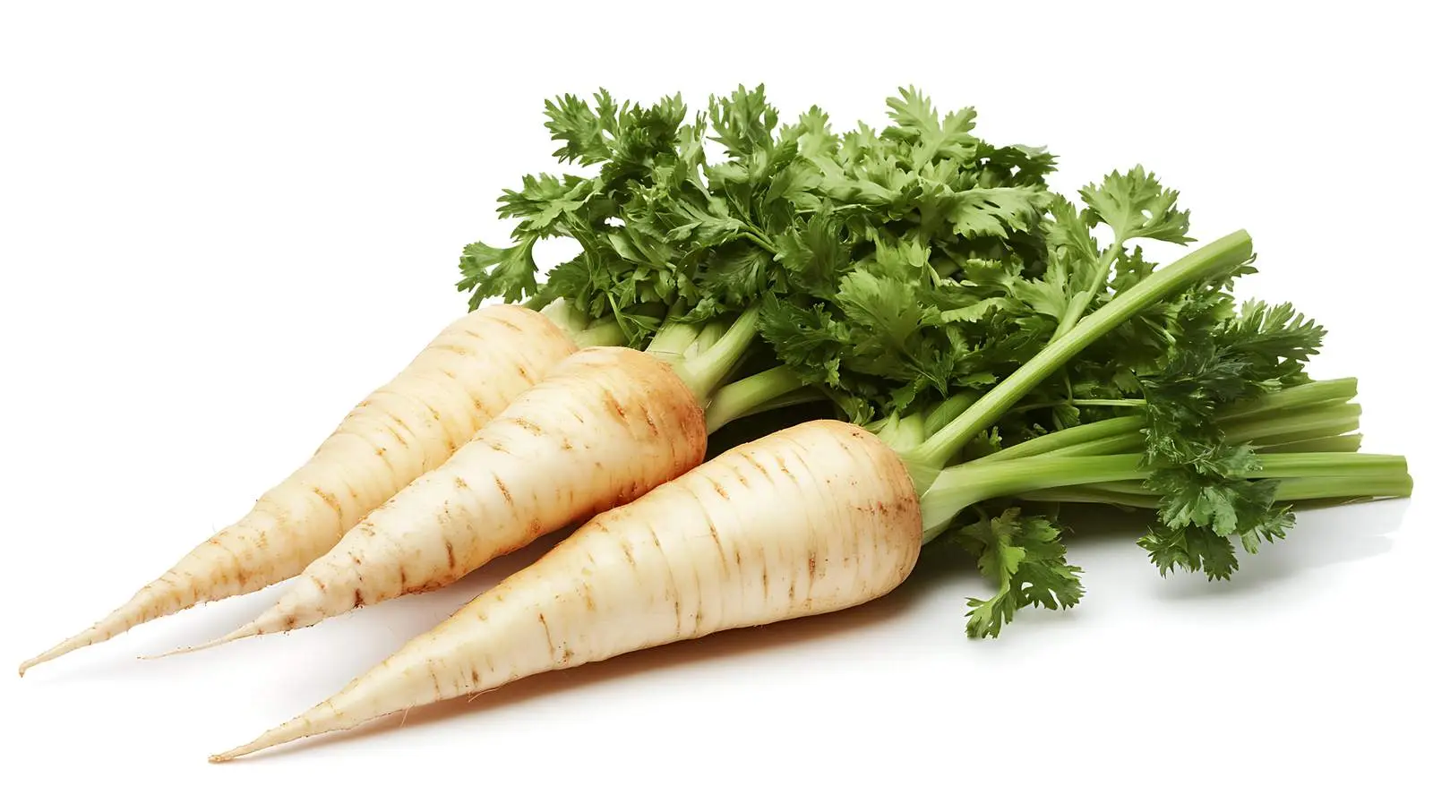 Parsnip Flatlay on White Background — free download from Dotvec