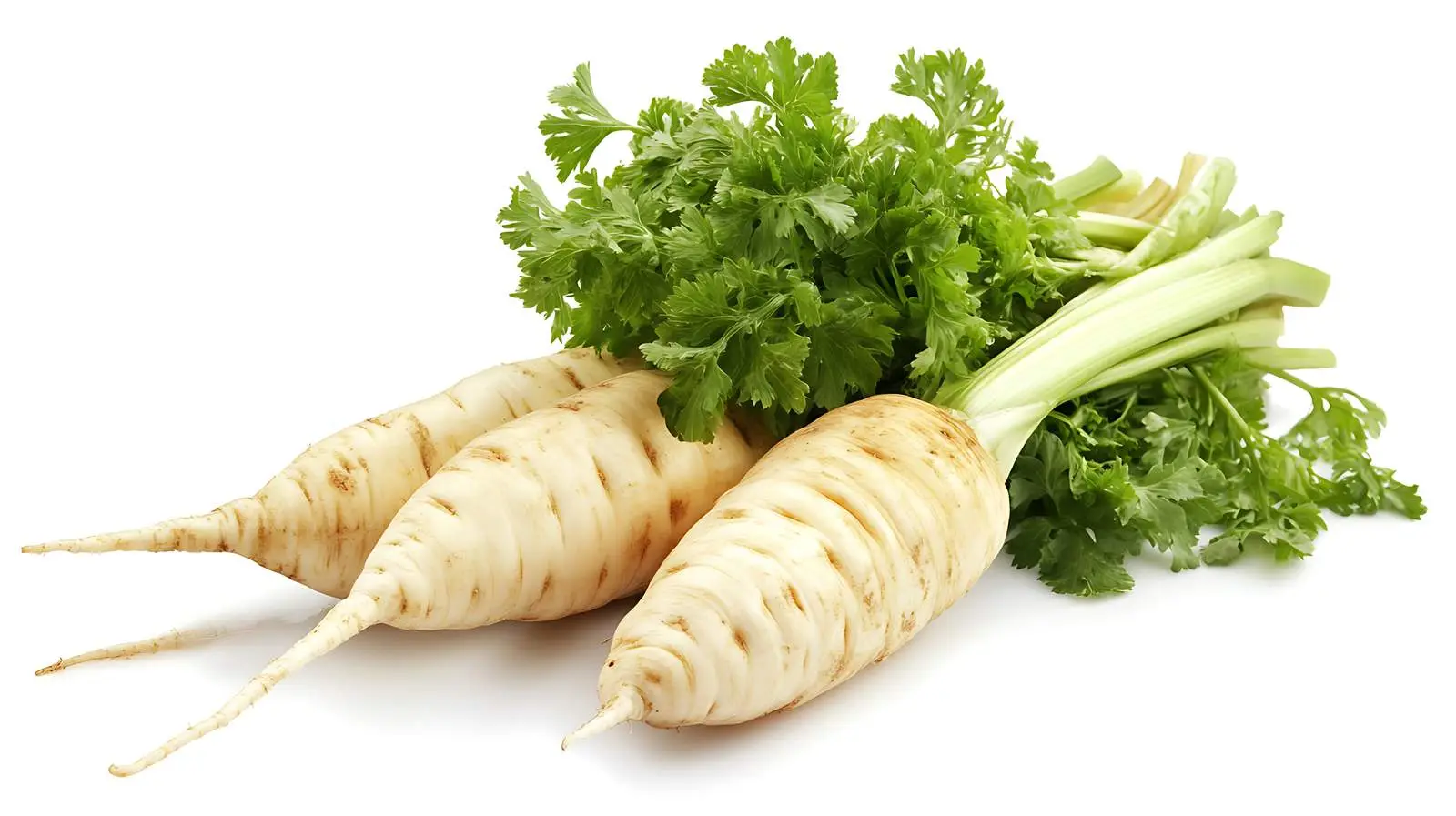 Parsnip Flatlay on White Background — free download from Dotvec