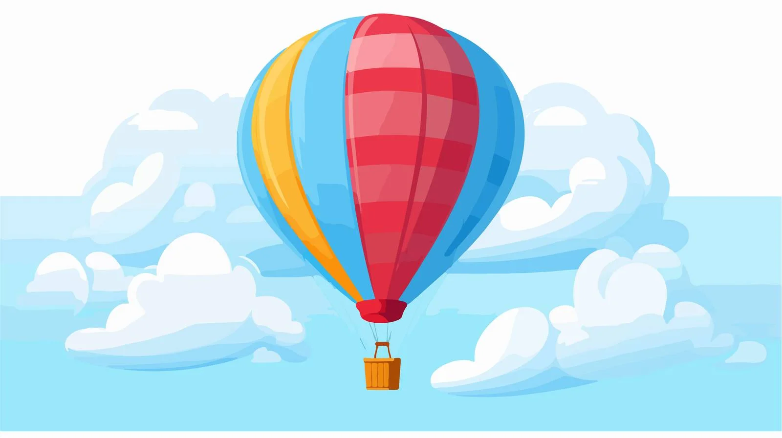 Whimsical Cartoon Balloon Illustration — free download from Dotvec