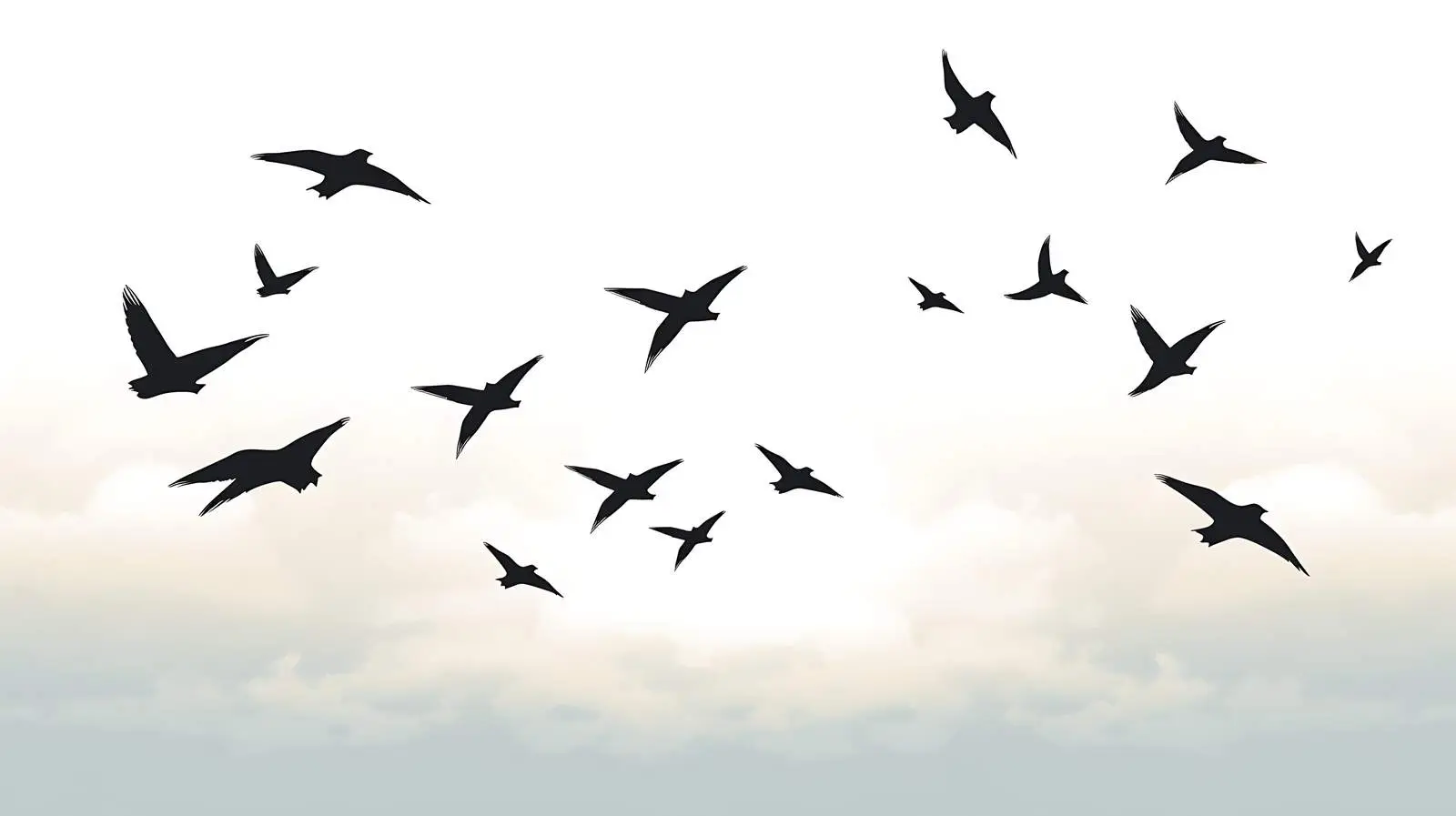 Graceful Swallow Flock in Flight – free migration image from Dotvec
