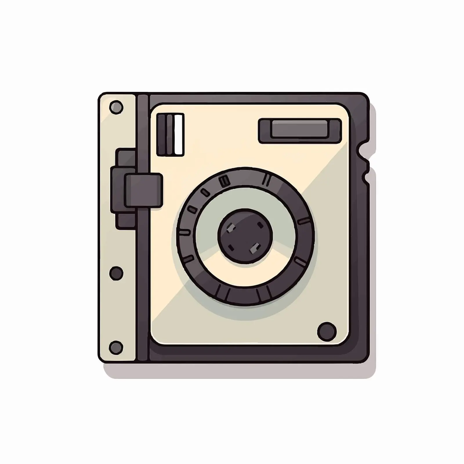 Cartoon Floppy Disk with USB Memory Vector Illustration – free retro tech image from Dotvec