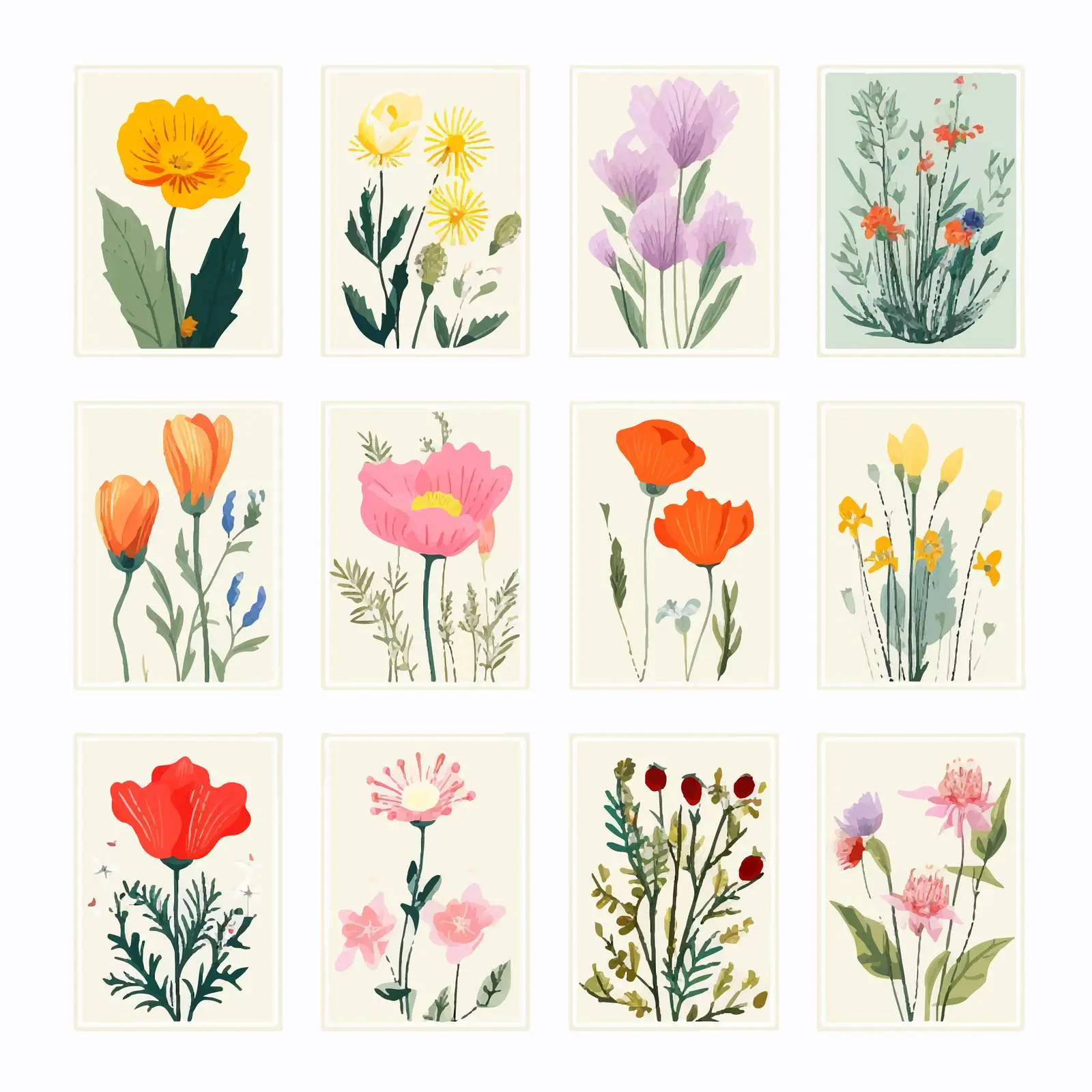 Beautiful Floral Background Designs with Blossomed Flowers — free download from Dotvec