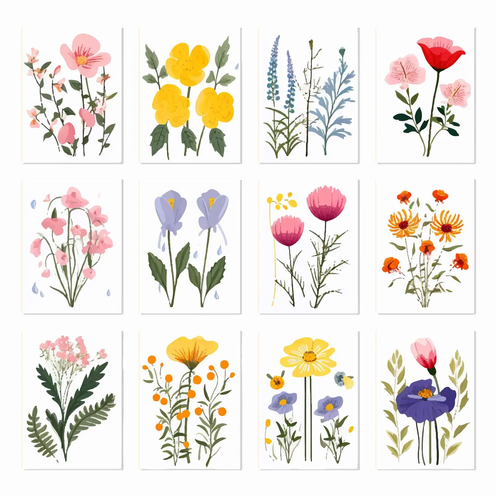 Beautiful Floral Background Designs Set — free download from Dotvec