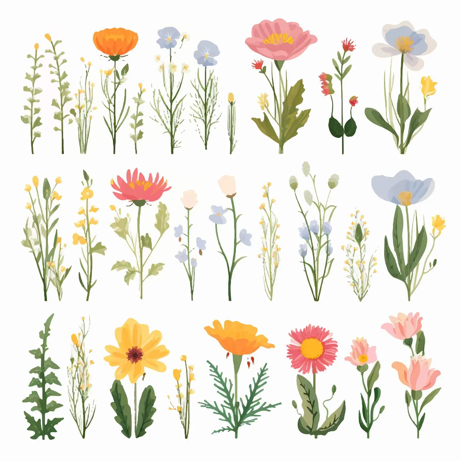 Beautiful Floral Background Designs Set — free download from Dotvec