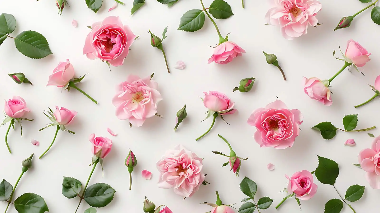 Pink Rose Floral Pattern Texture – free prints image from Dotvec