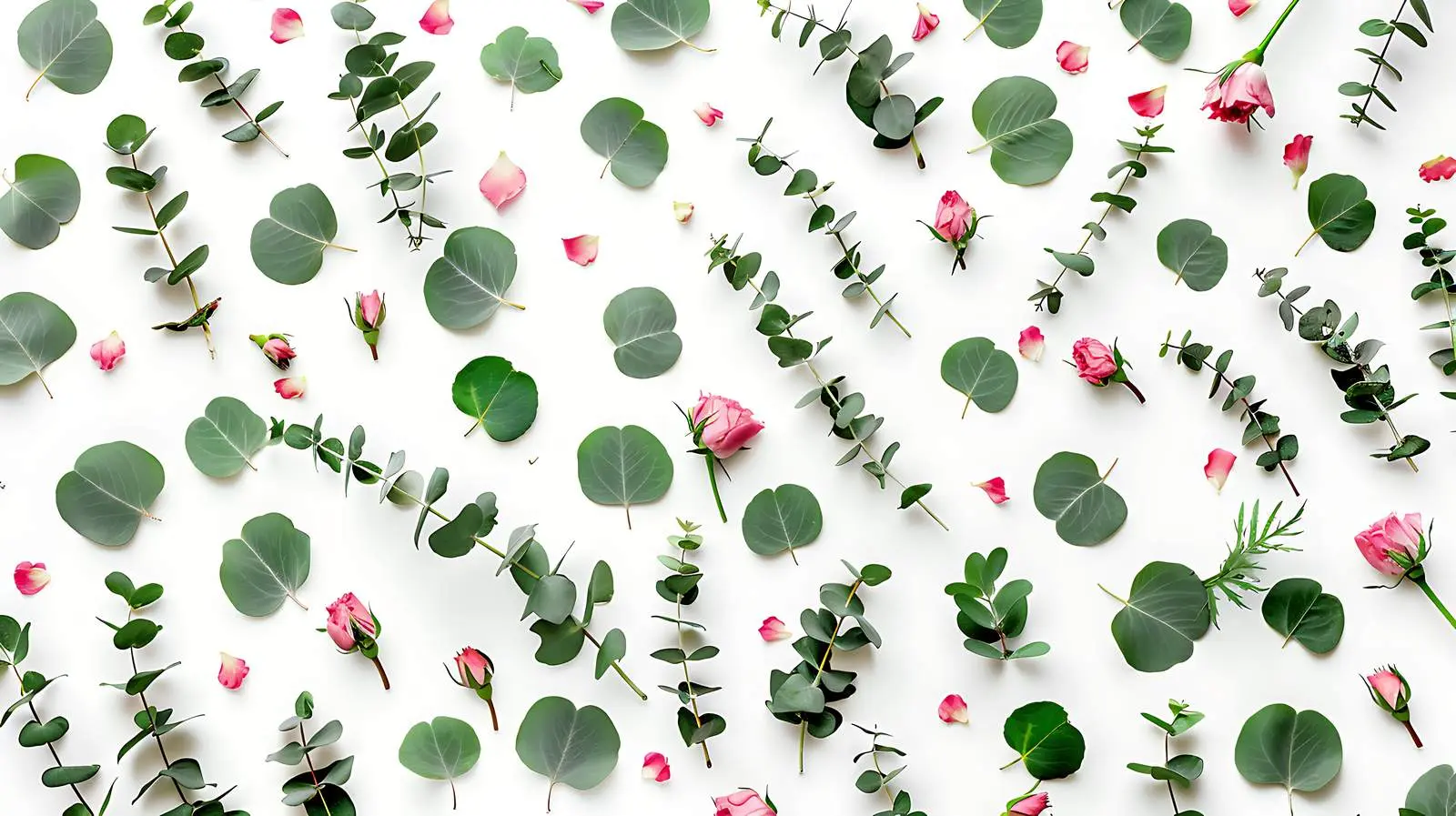 Pink Rose Floral Pattern Background Design — free download from Dotvec