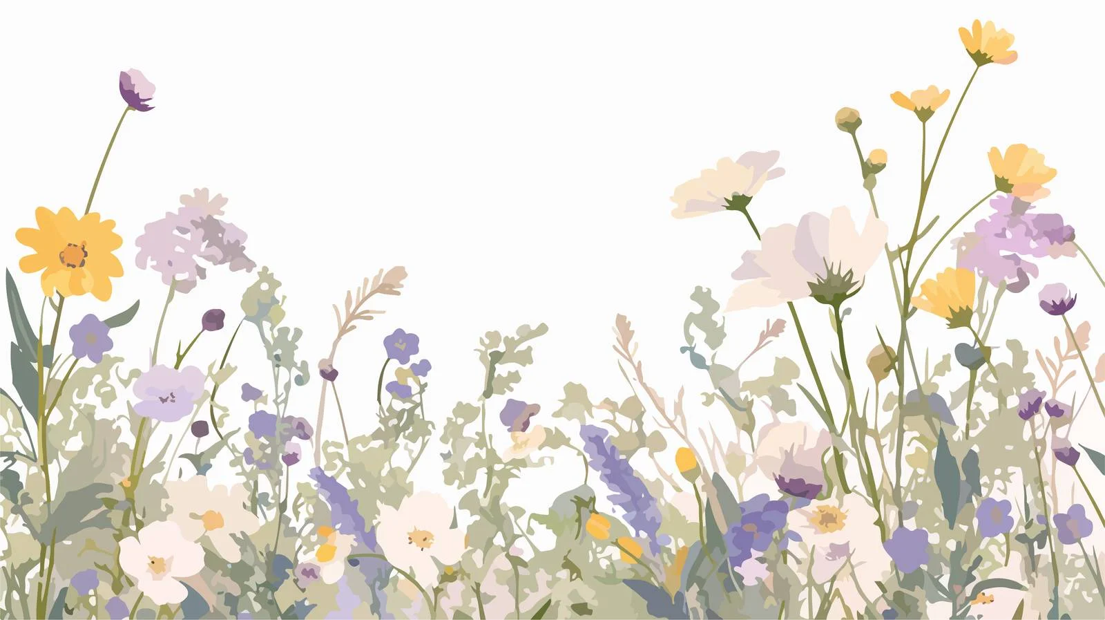 Elegant Wildflower Banner Templates — free download from Dotvec