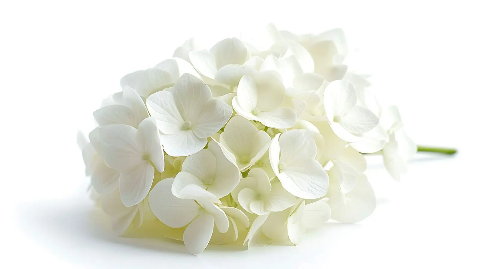 Closeup of White Hydrangea Flower Blossom – free organic image from Dotvec