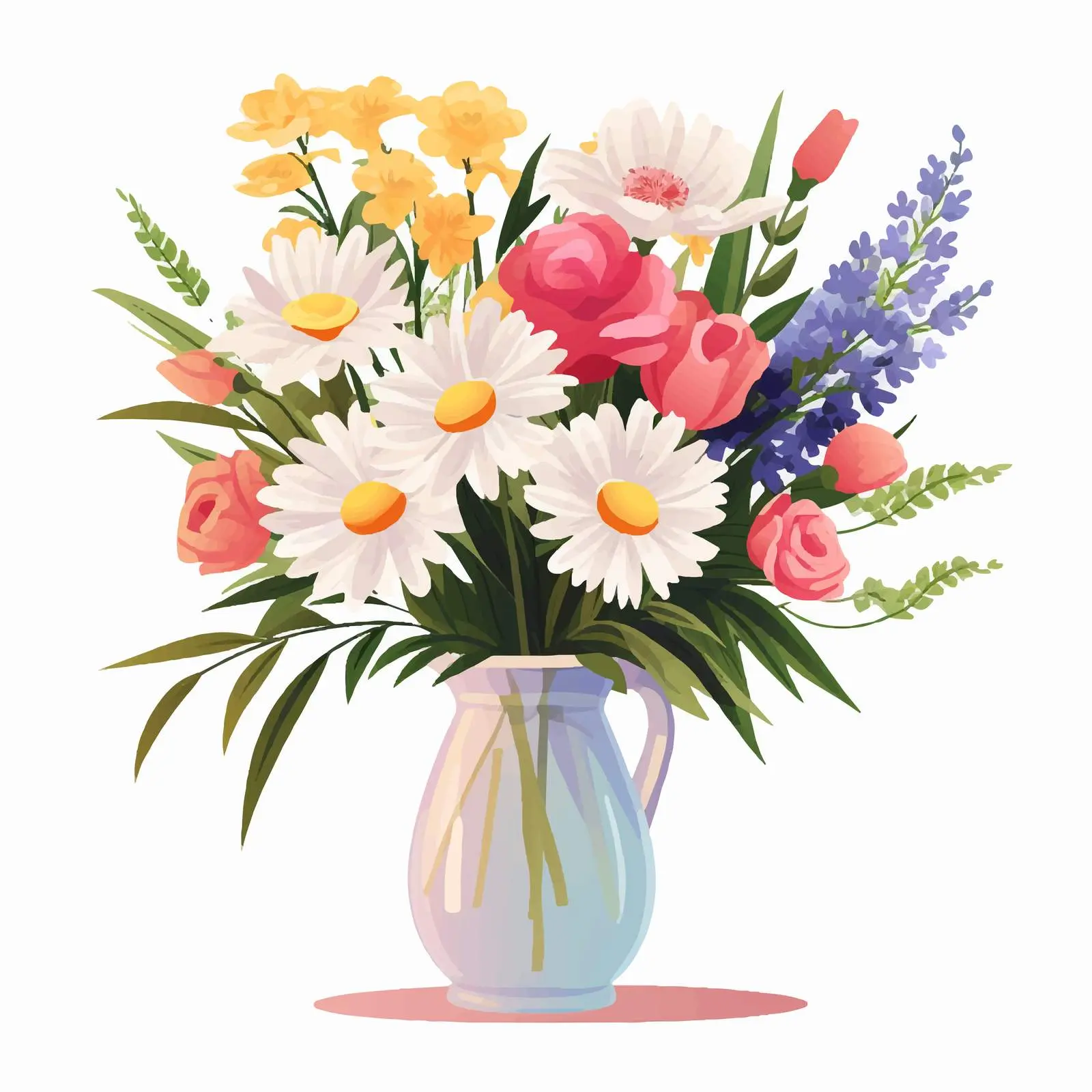 Beautiful Floral Arrangement in Vase — free download from Dotvec