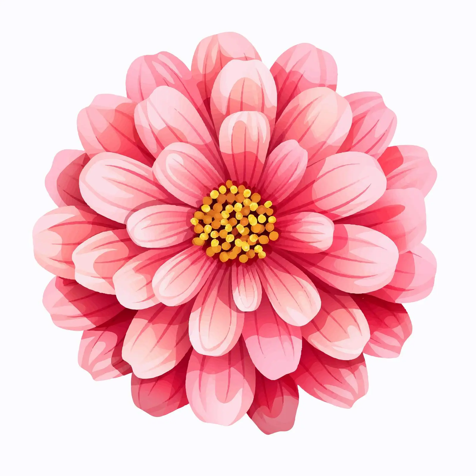 Flower Vector Illustration on White Background — free download from Dotvec