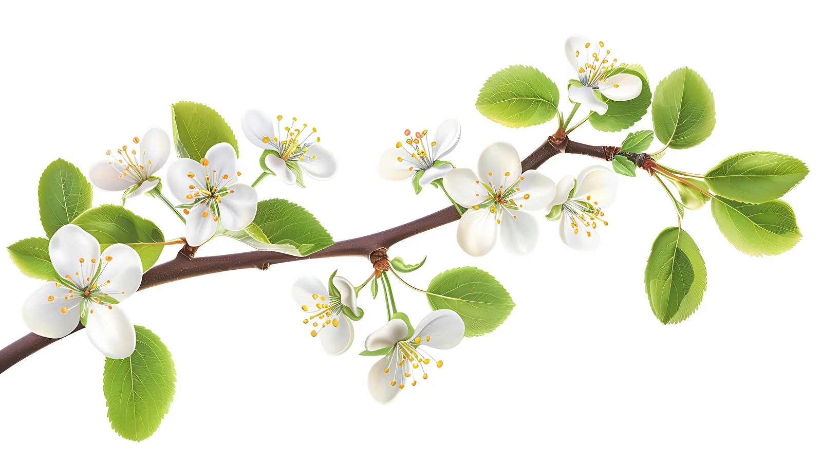 Pear Blossom in Spring Garden — free download from Dotvec