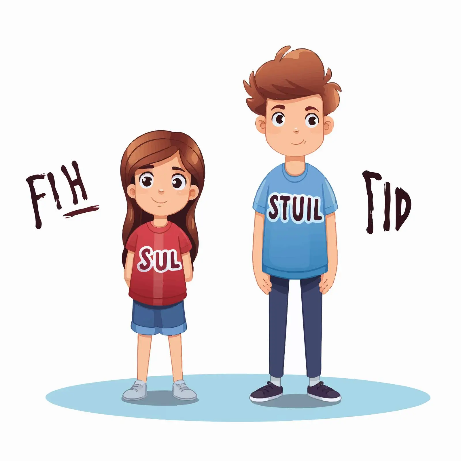 Cartoon Style Flu Shot with Kids — free download from Dotvec