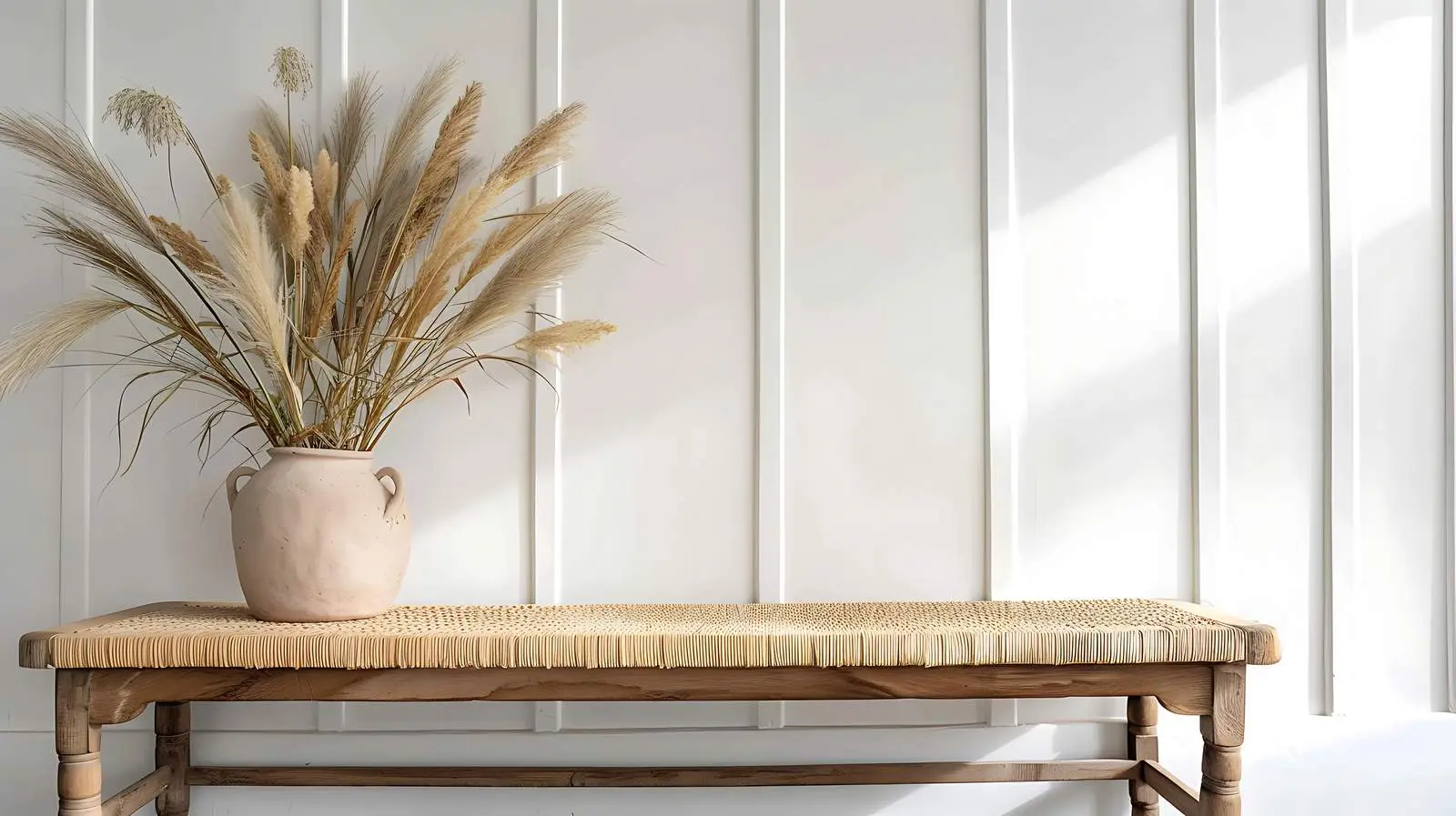 Fluffy Bunny Tail Grass Bouquet in Pot – free thoughtful image from Dotvec